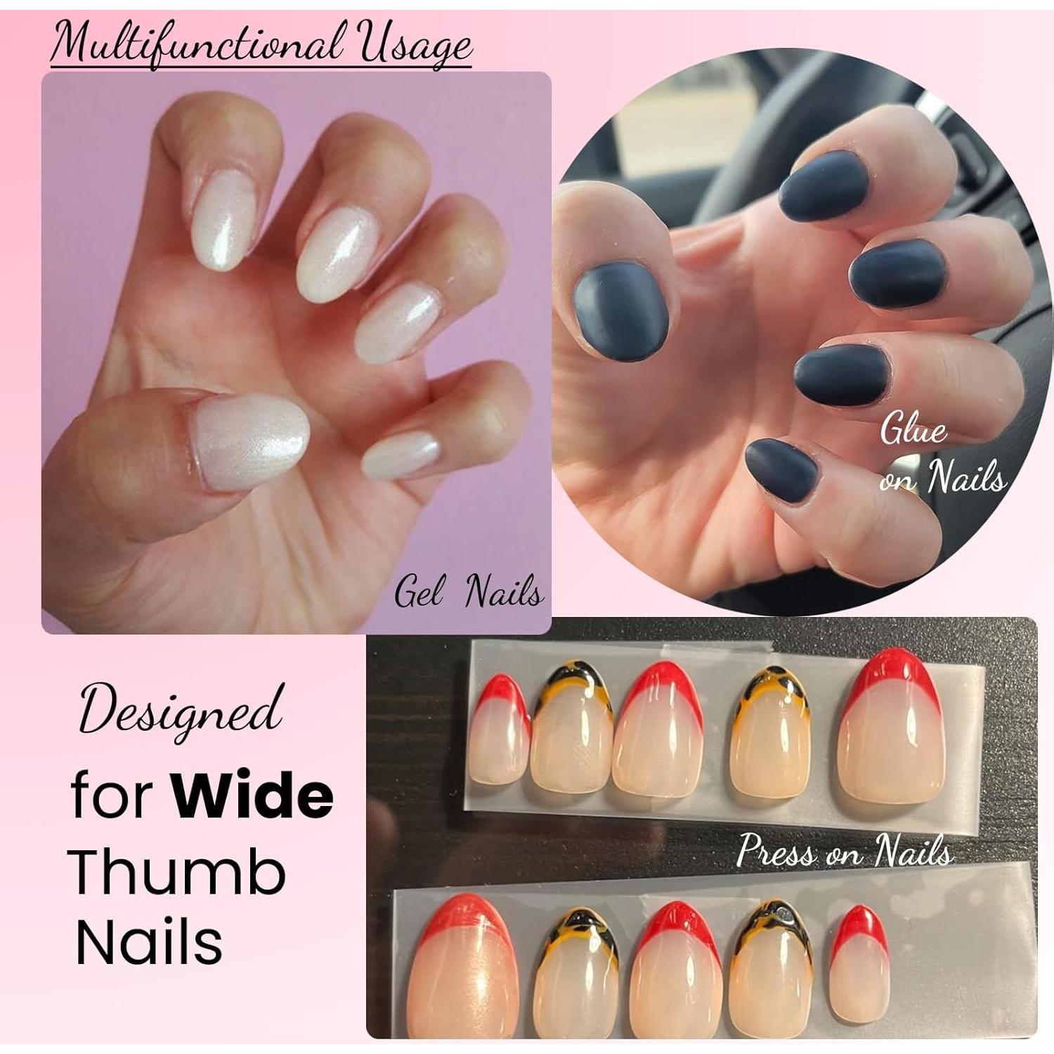 Consejos de Uñas de Gel Almendra Anchas SINOKAME XS 300 Piezas