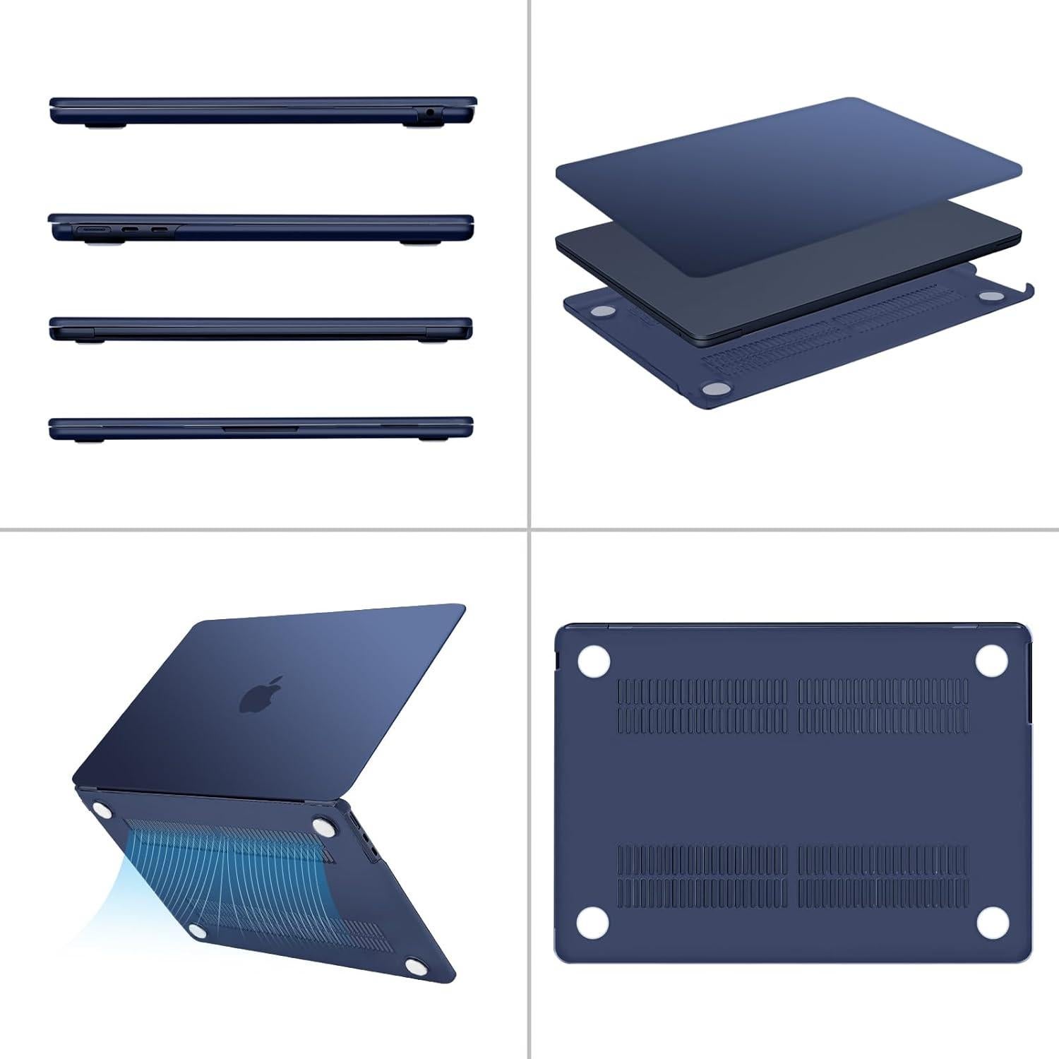 Funda Dura MOSISO para MacBook Air 13" M4 M3 M2 2022-2025
