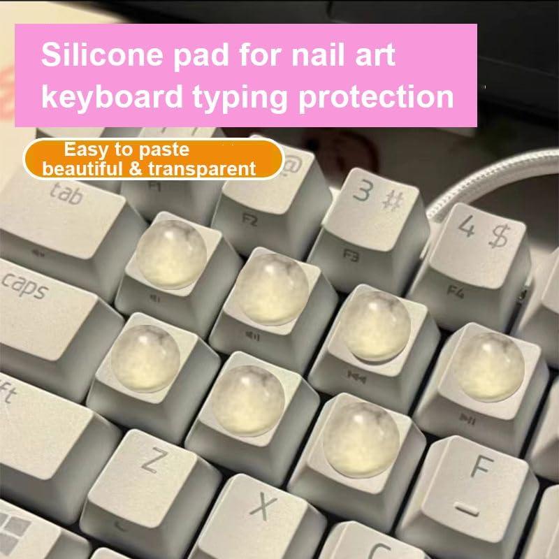 Pegatinas Transparentes para Teclado DIFENLEAF - Protección Uñas
