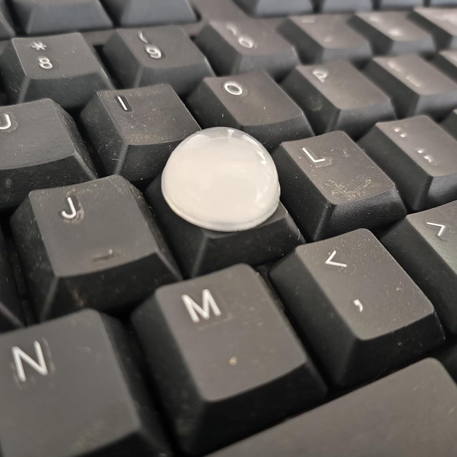 Pegatinas Transparentes para Teclado DIFENLEAF - Protección Uñas