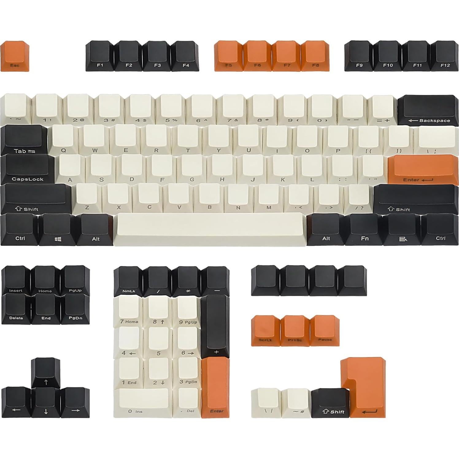 Conjunto de Teclas PBT Happy Balls para Teclado Mecánico 61/87/104/108