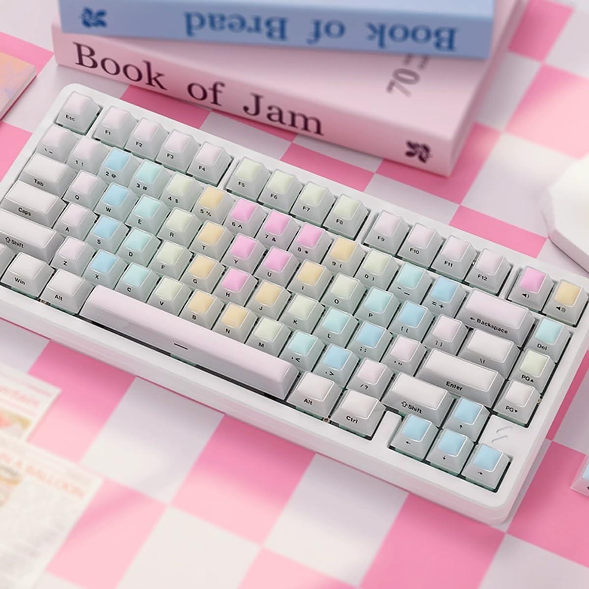 126 Teclas Tapas de Teclado de Silicona Arcoíris Sumgsn