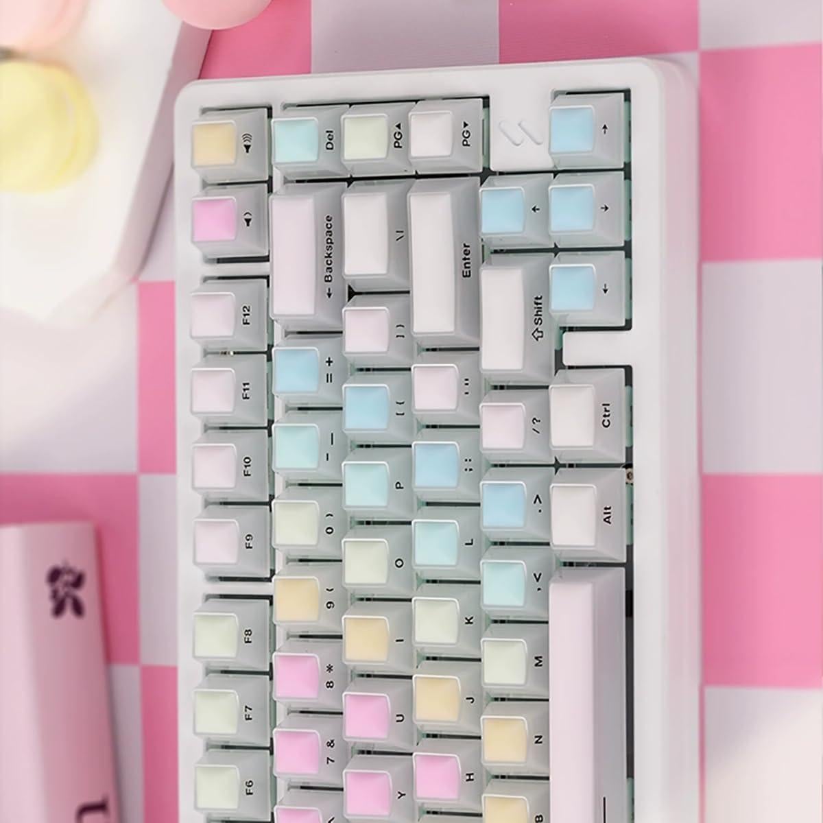 126 Teclas Tapas de Teclado de Silicona Arcoíris Sumgsn