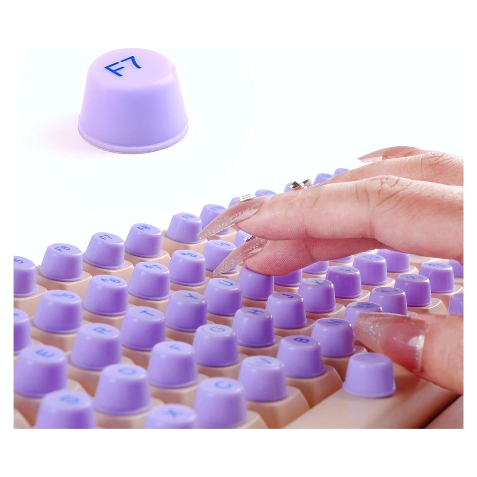 Juego de Stickers para Teclado BLEWAY - 96 Piezas Morandi