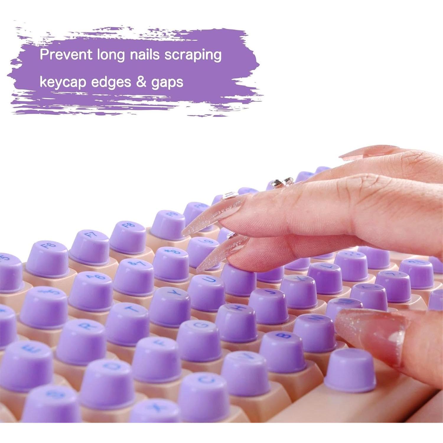 Juego de Stickers para Teclado BLEWAY - 96 Piezas Morandi