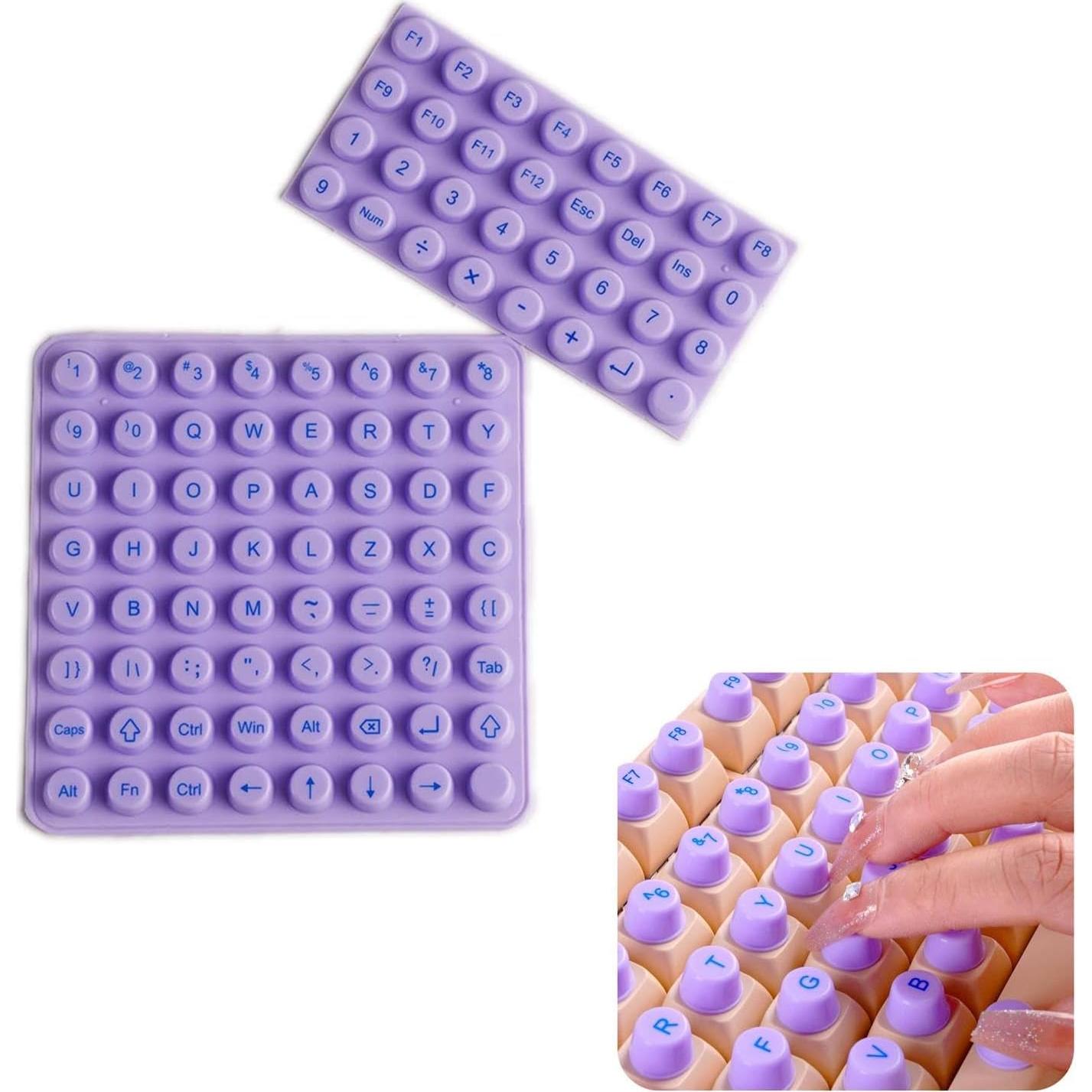 Juego de Stickers para Teclado BLEWAY - 96 Piezas Morandi