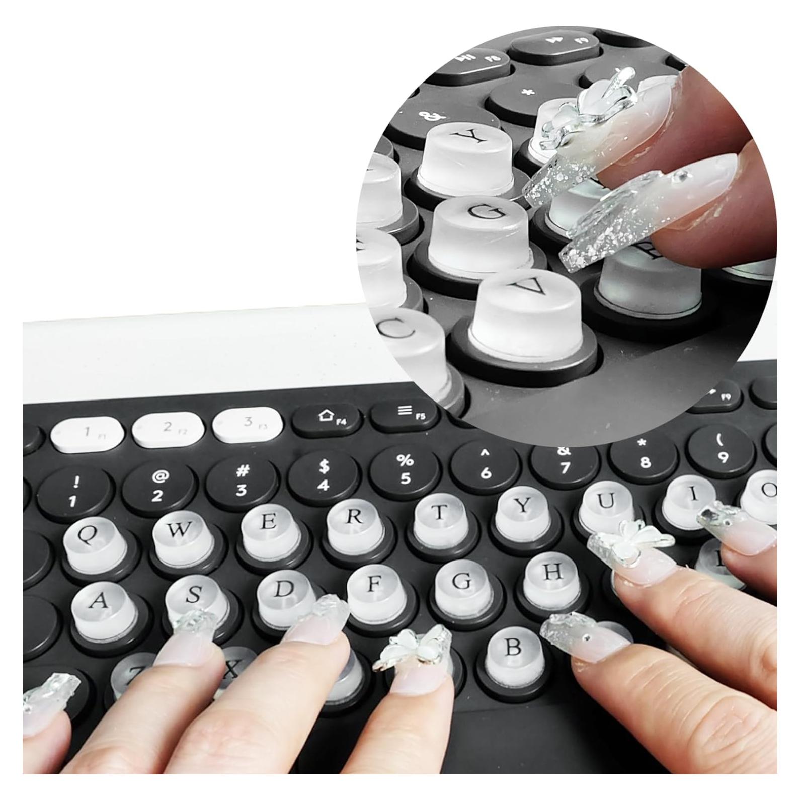 Pegatinas de Teclado Elevadas DIY Zooplan 80 Pcs Cilindro