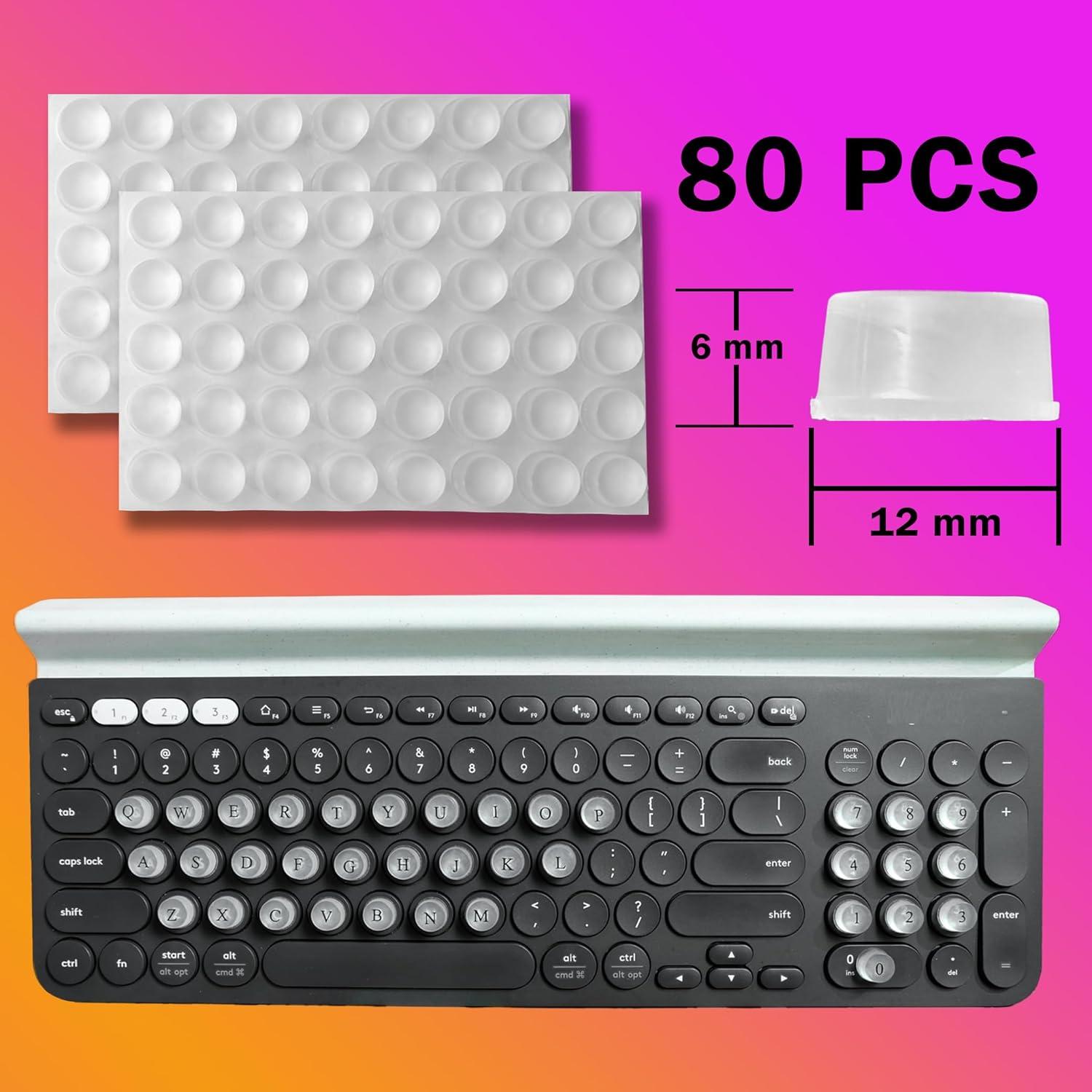 Pegatinas de Teclado Elevadas DIY Zooplan 80 Pcs Cilindro