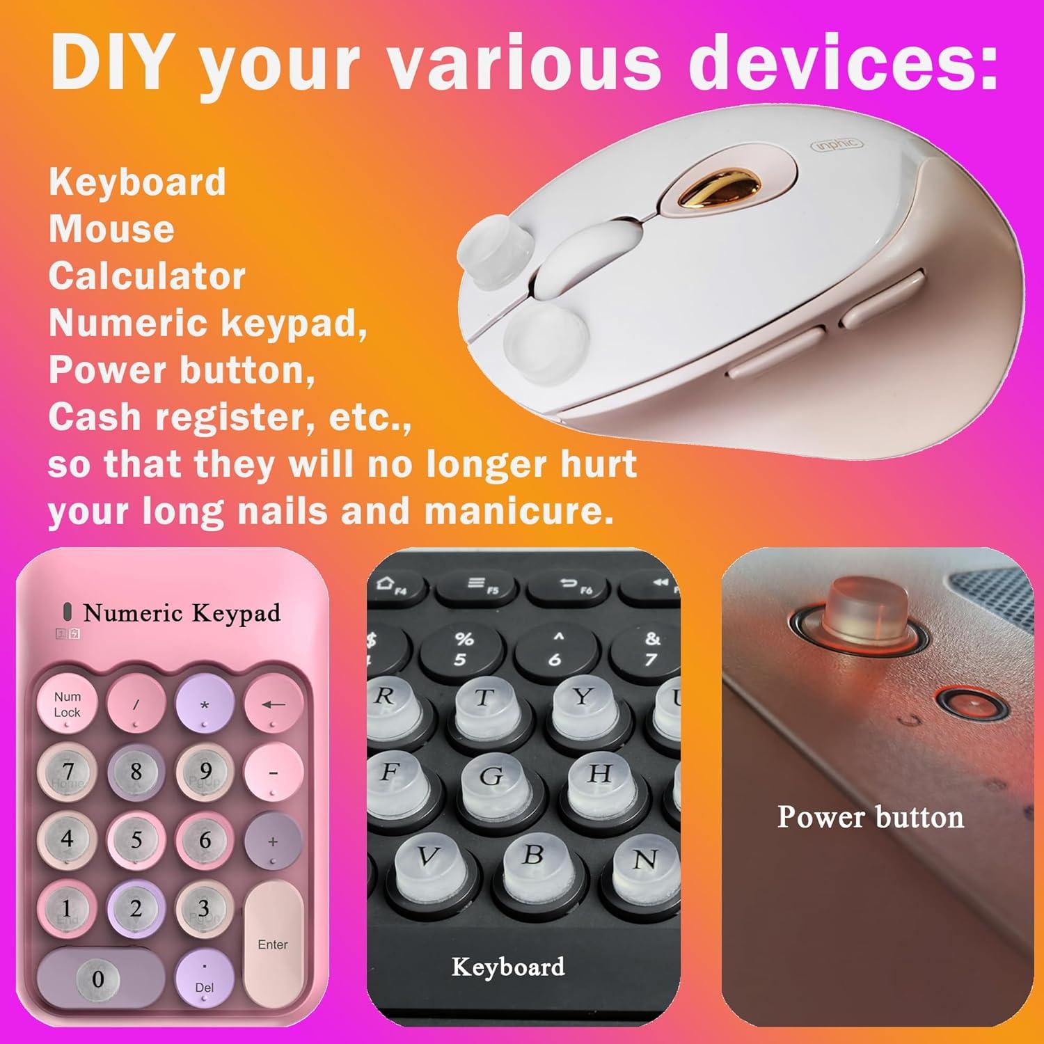 Pegatinas de Teclado Elevadas DIY Zooplan 80 Pcs Cilindro