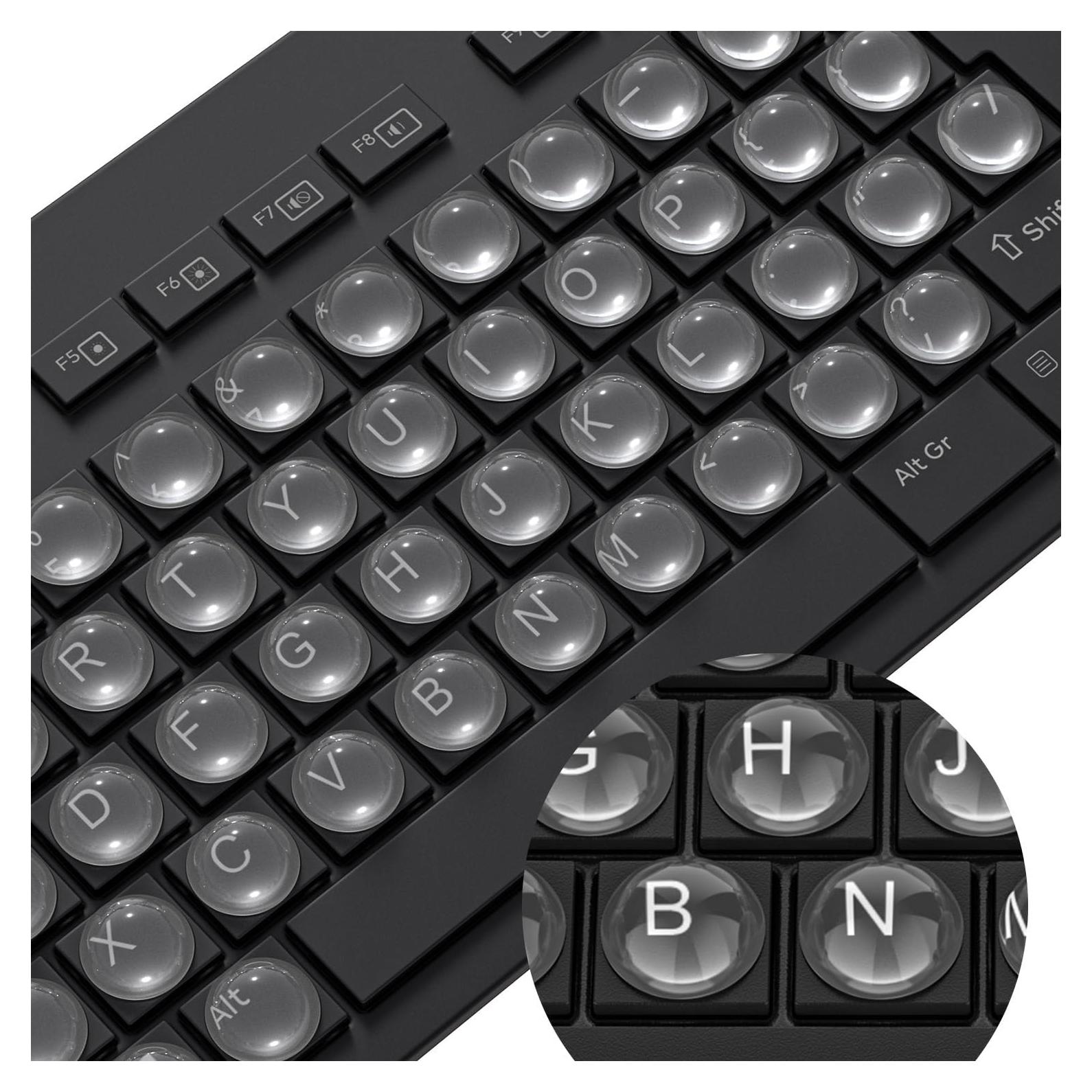 Sticker de Teclado de Vidrio CaseBuy 60 Paquete Ultra Claro