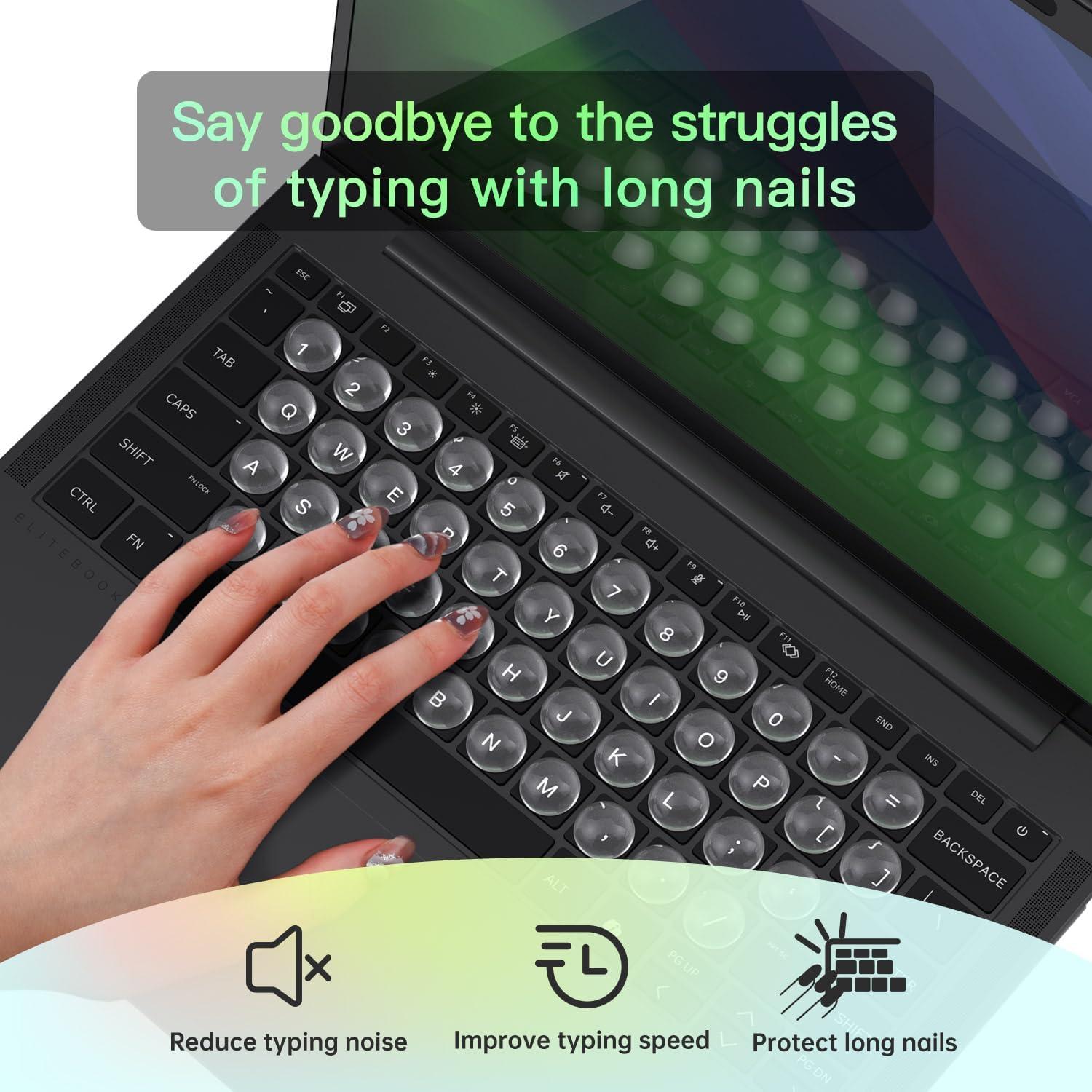 Sticker de Teclado de Vidrio CaseBuy 60 Paquete Ultra Claro