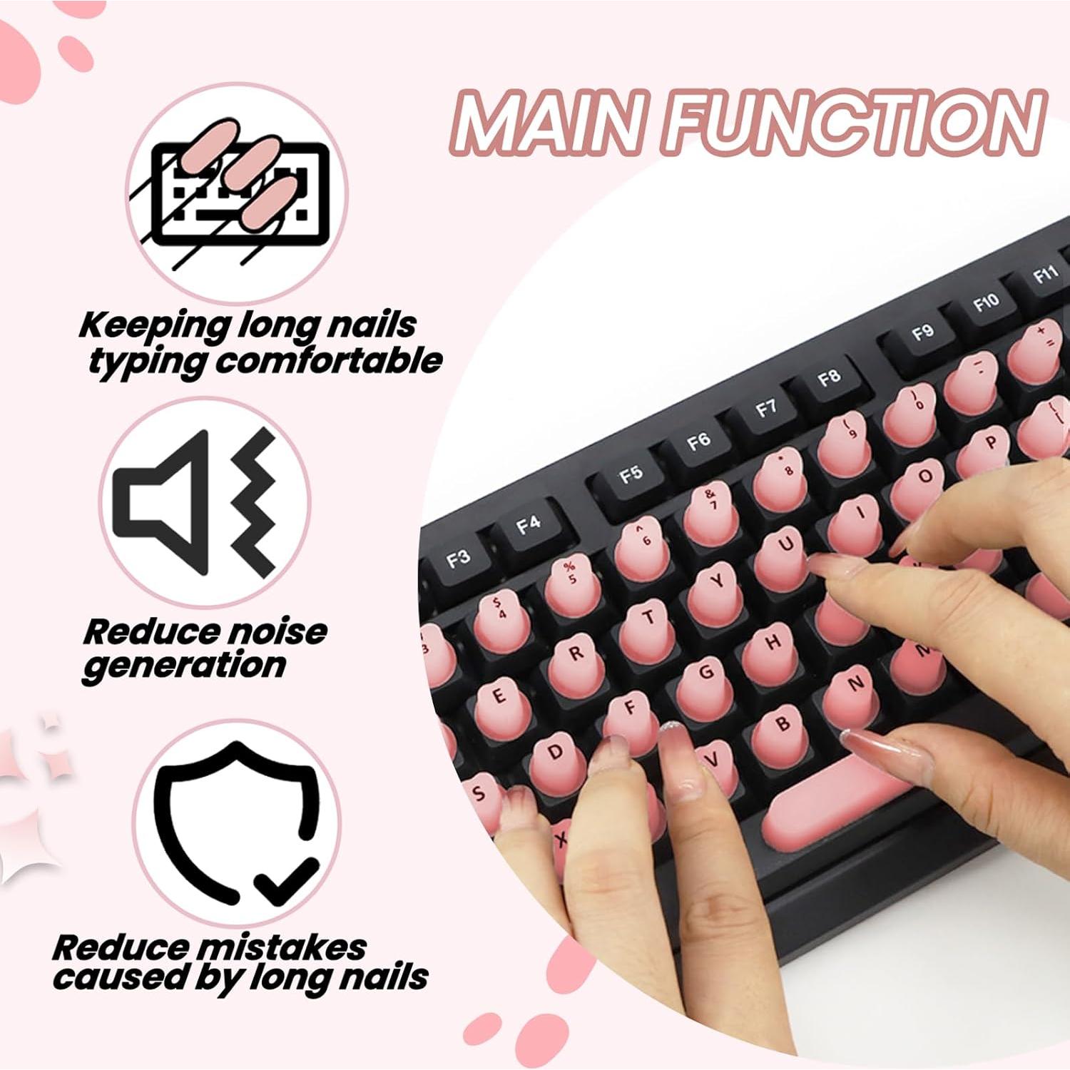 Teclas Autoadhesivas para Teclado SHANPIN 70 Pcs Silicona