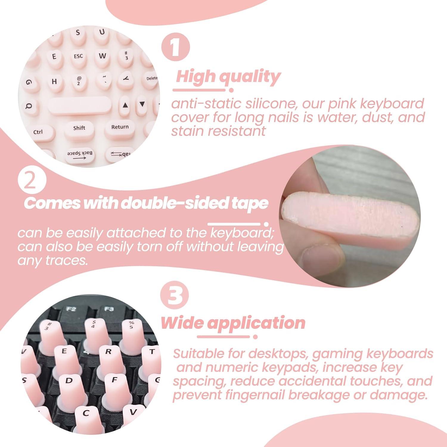 Teclas Autoadhesivas para Teclado SHANPIN 70 Pcs Silicona