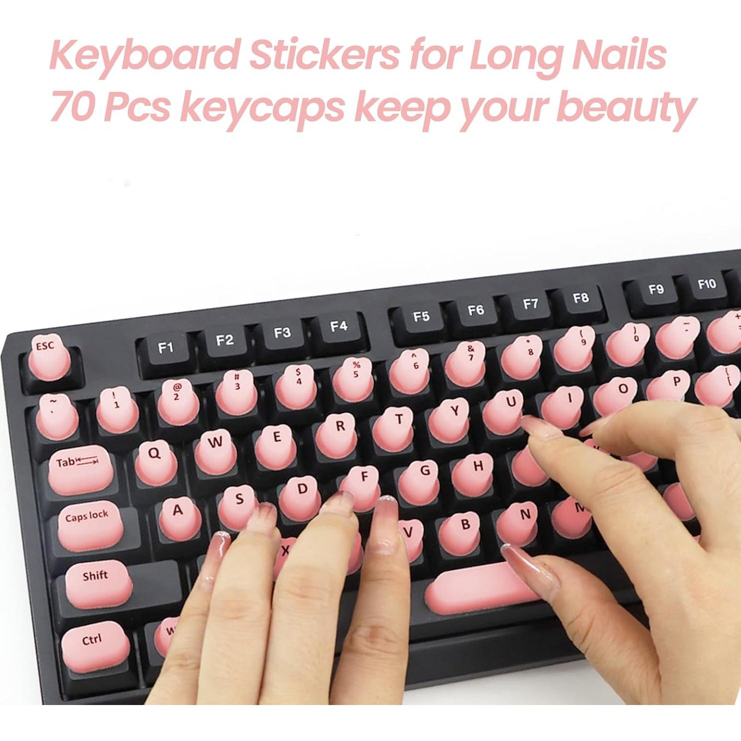 Teclas Autoadhesivas para Teclado SHANPIN 70 Pcs Silicona