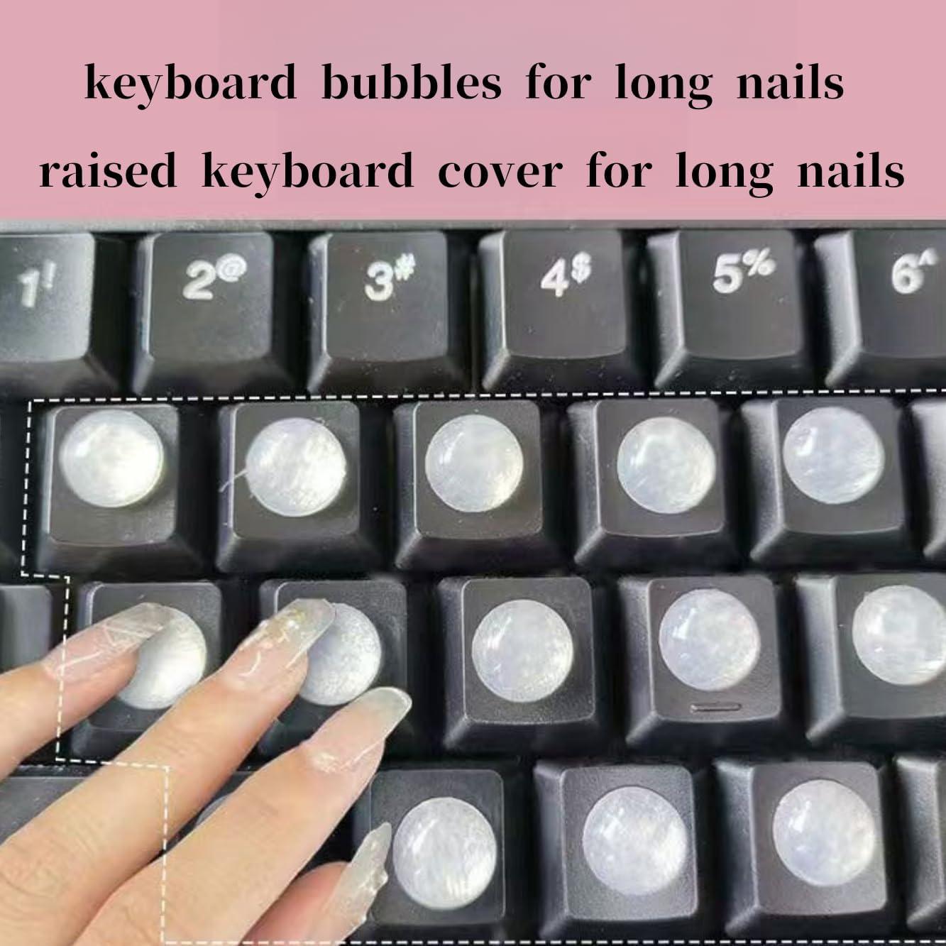 Pegatinas de Teclado para Uñas Largas SUNKOX 36pcs 16mm