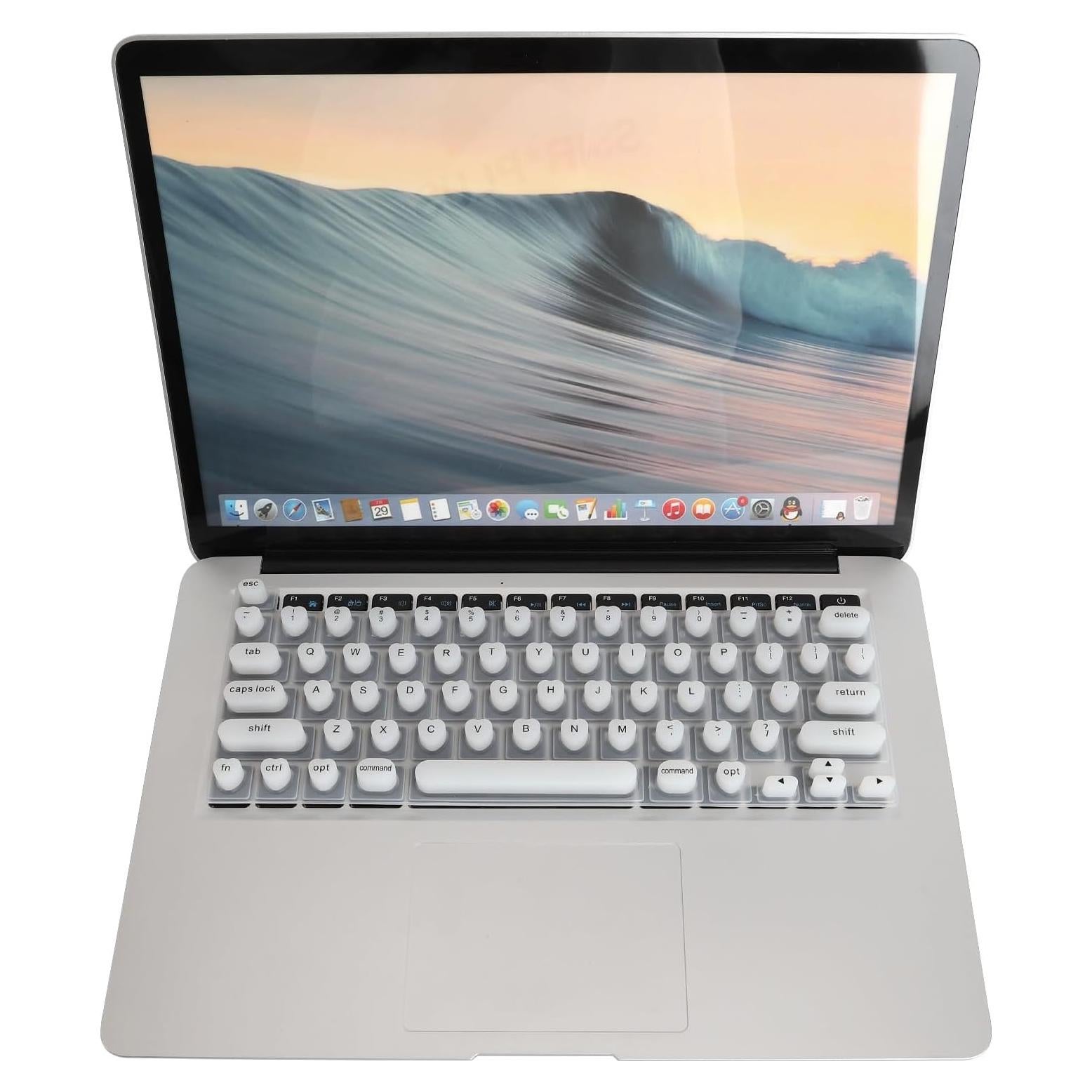 Cubierta de Teclado de Silicona para Uñas Largas DR.YYDF - MacBook Pro/Air