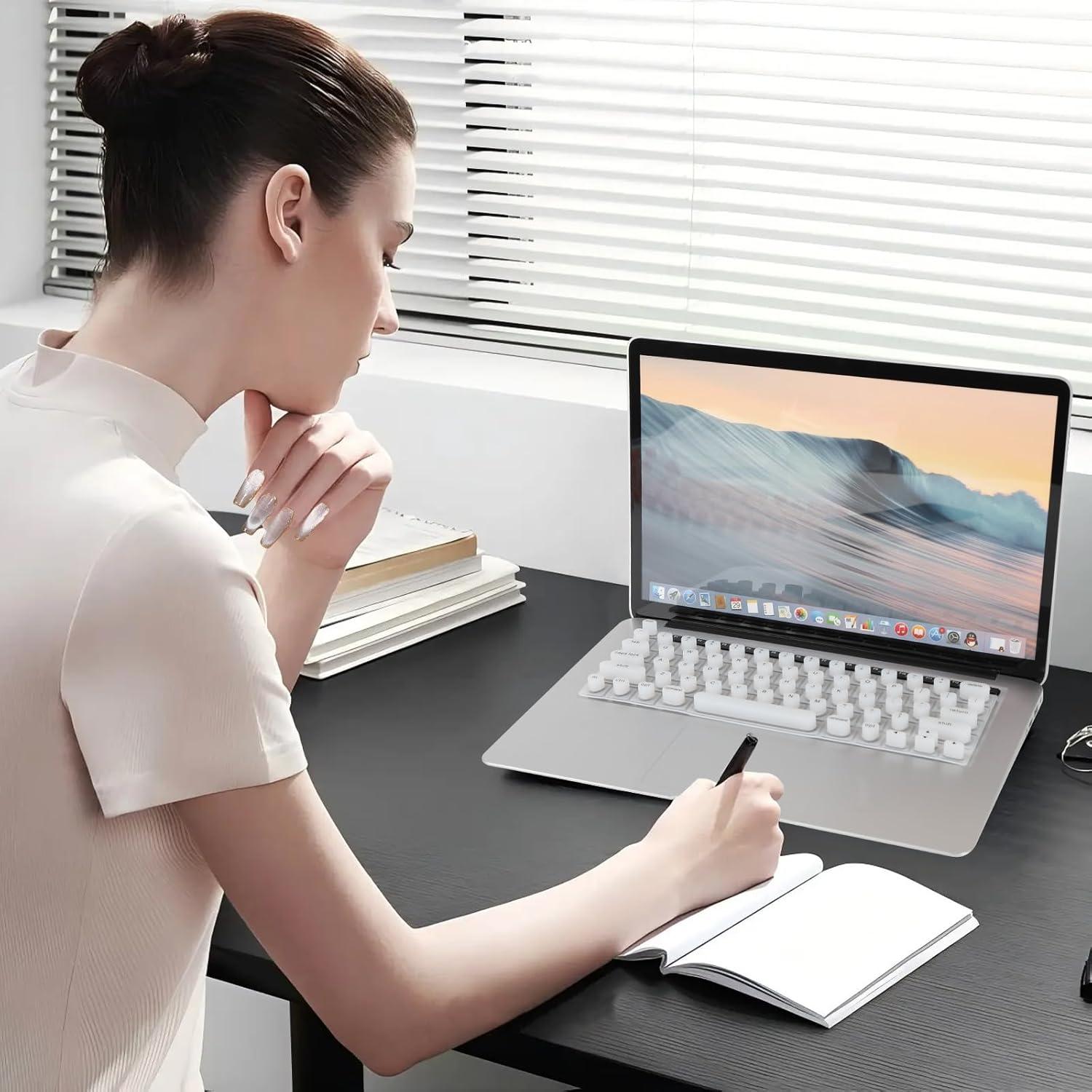 Cubierta de Teclado de Silicona para Uñas Largas DR.YYDF - MacBook Pro/Air