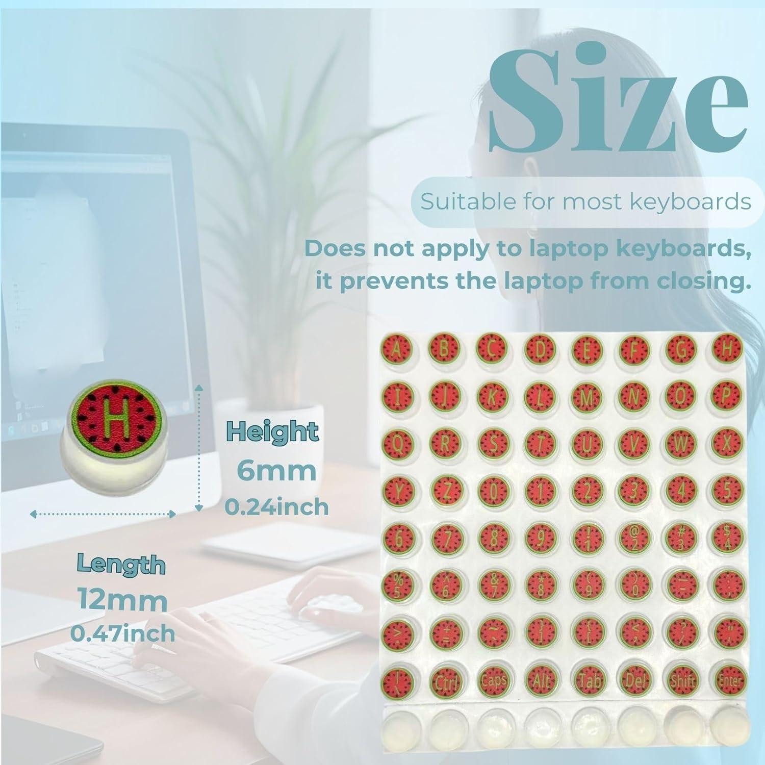 Burbujas de Teclado Silicona LikoSpark 72pcs para Uñas Largas