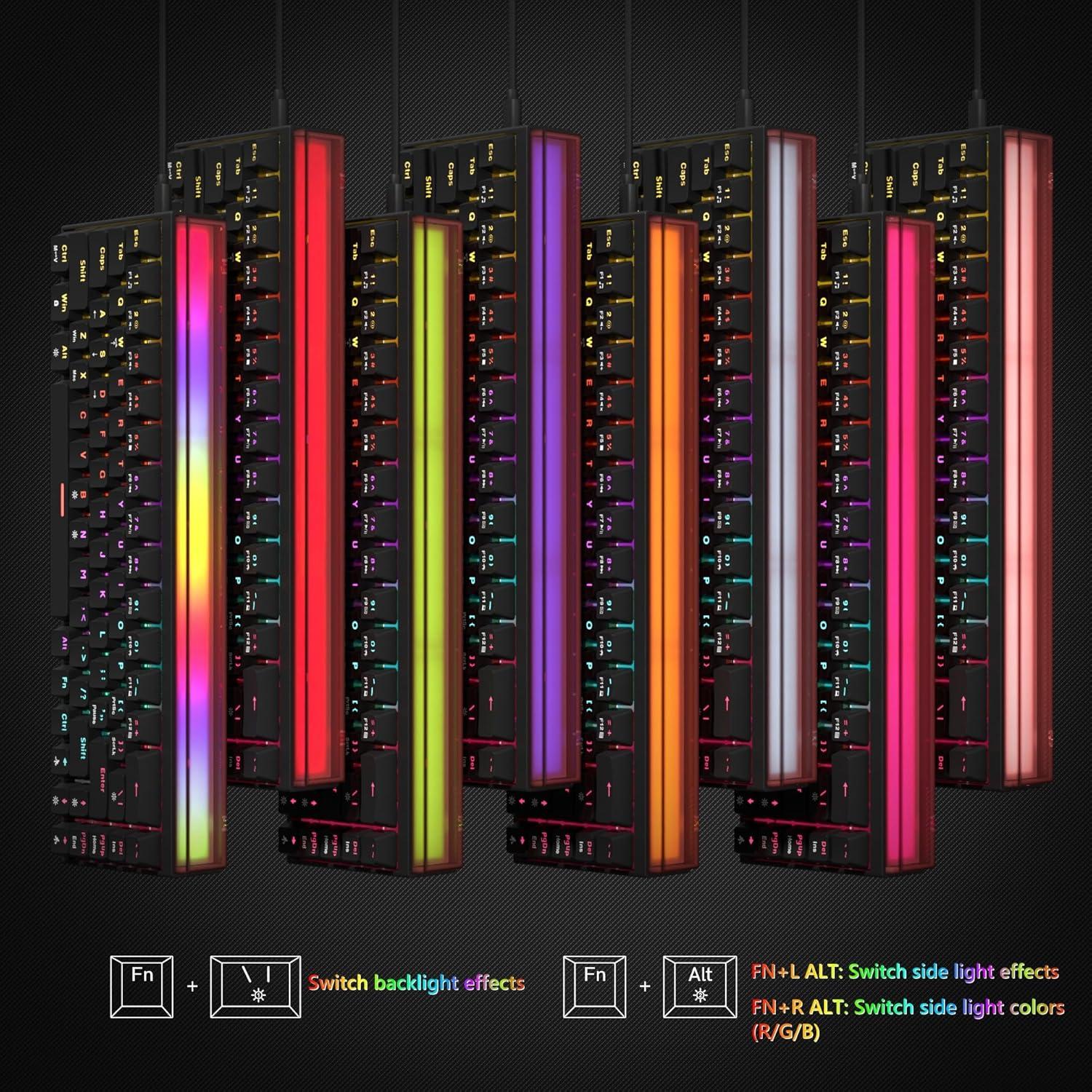 Teclado Mecánico Womier WK68 PRO 60% RGB Programable