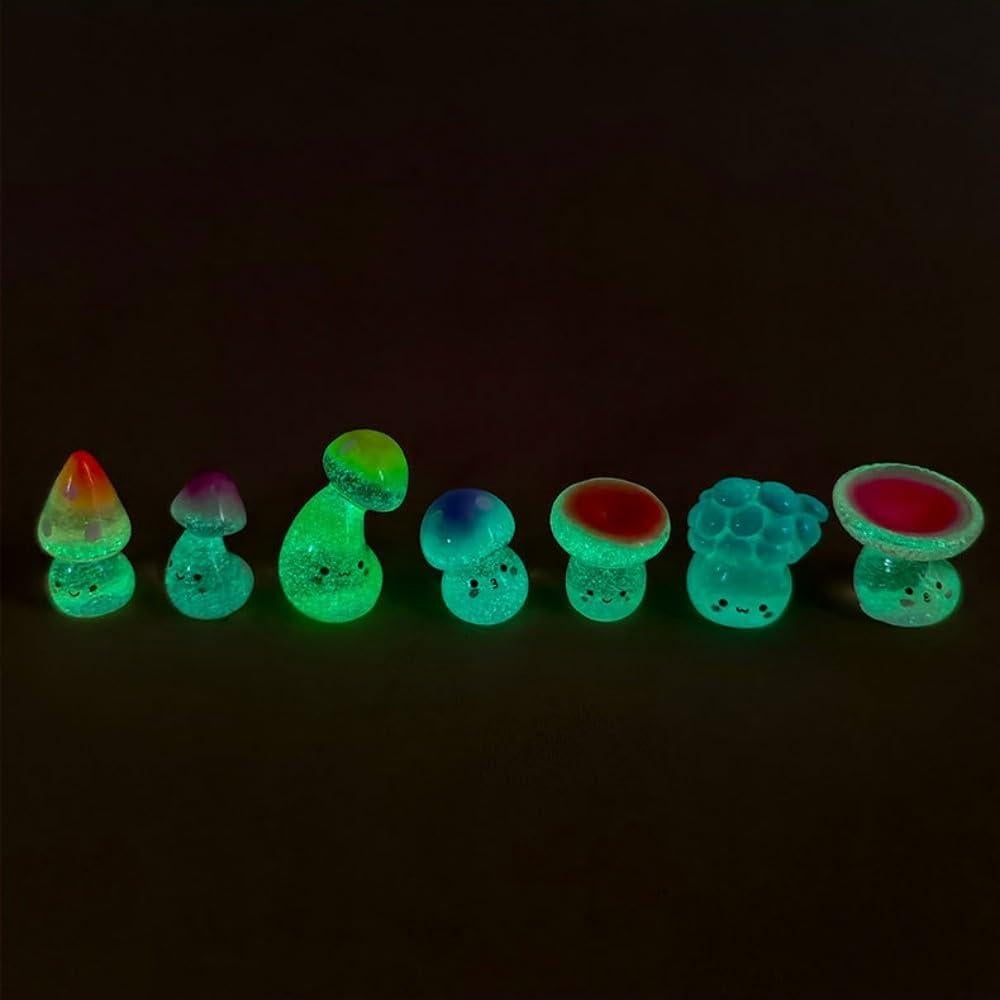 Calcomanías 3D para Teclado MayeBridge Hongo Noctilucente 16 Pzas