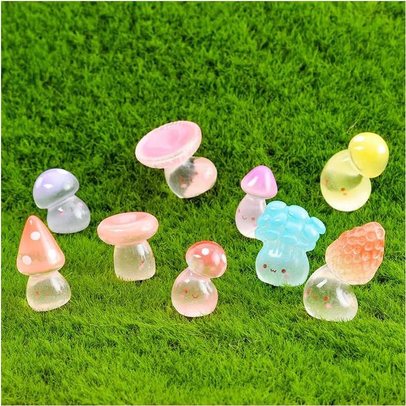 Calcomanías 3D para Teclado MayeBridge Hongo Noctilucente 16 Pzas