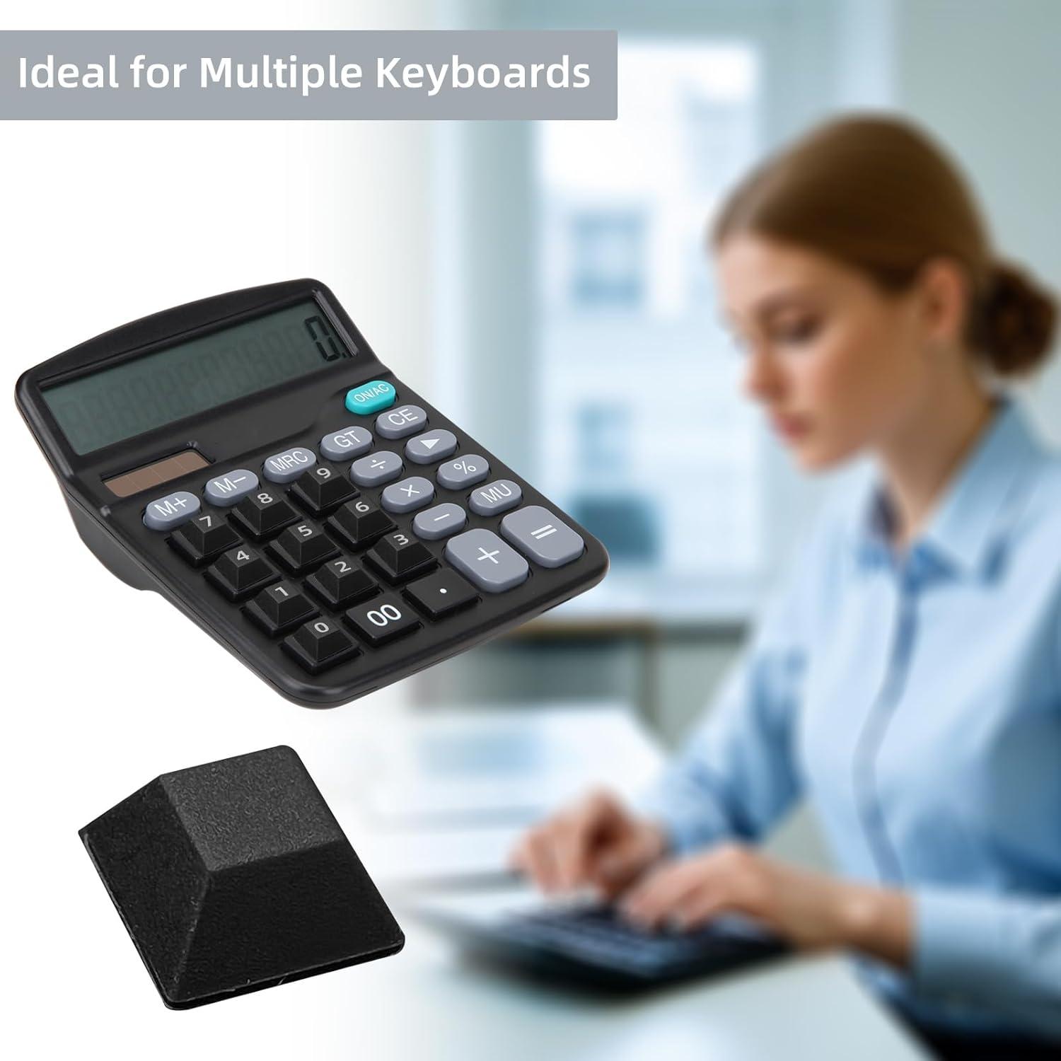 120 Calcomanías Elevadas para Teclado VEINARDYL - Negro Trapezoidal