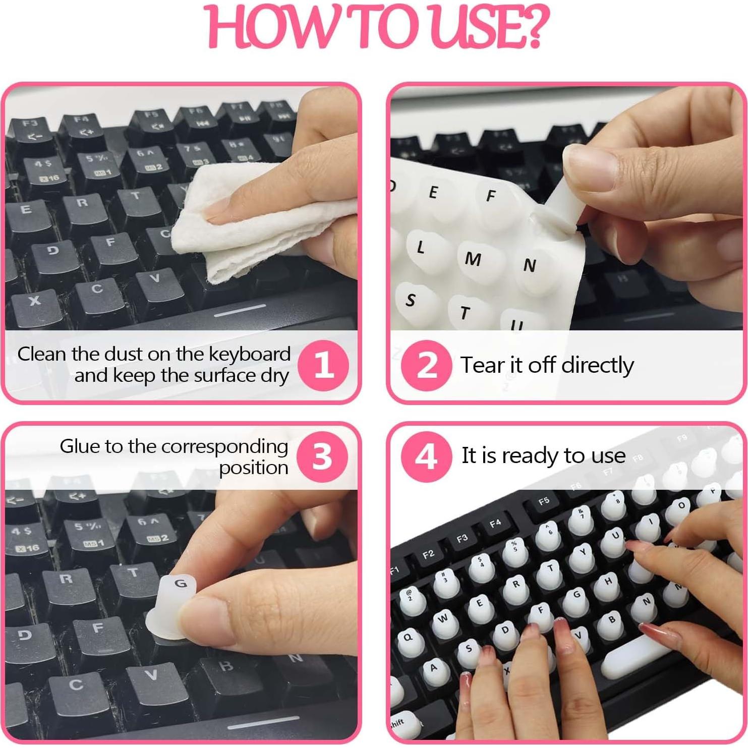 Cubierta de Silicona para Teclado Play as pro - Uñas Largas