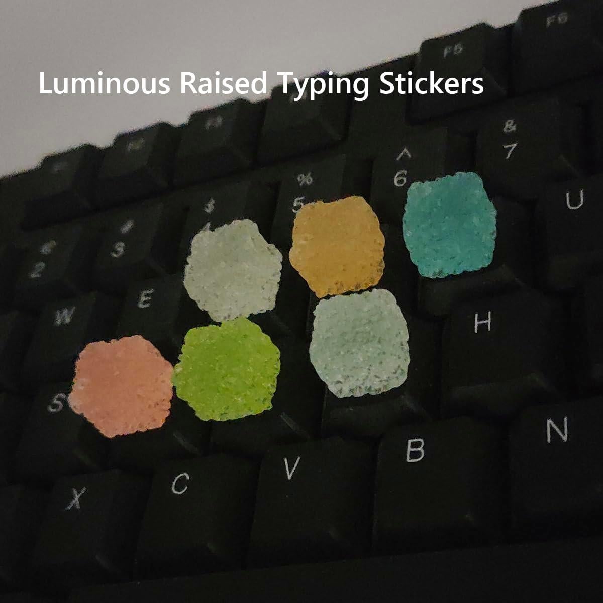 Etiquetas de Teclado Silicona Difenleaf para Uñas Largas - 36 Piezas