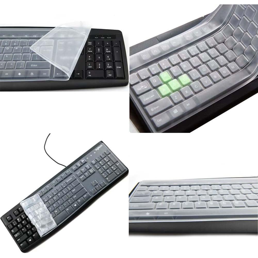 Protector de Teclado de Silicona VORTINIOUS Ultra Delgado 104/107 Teclas