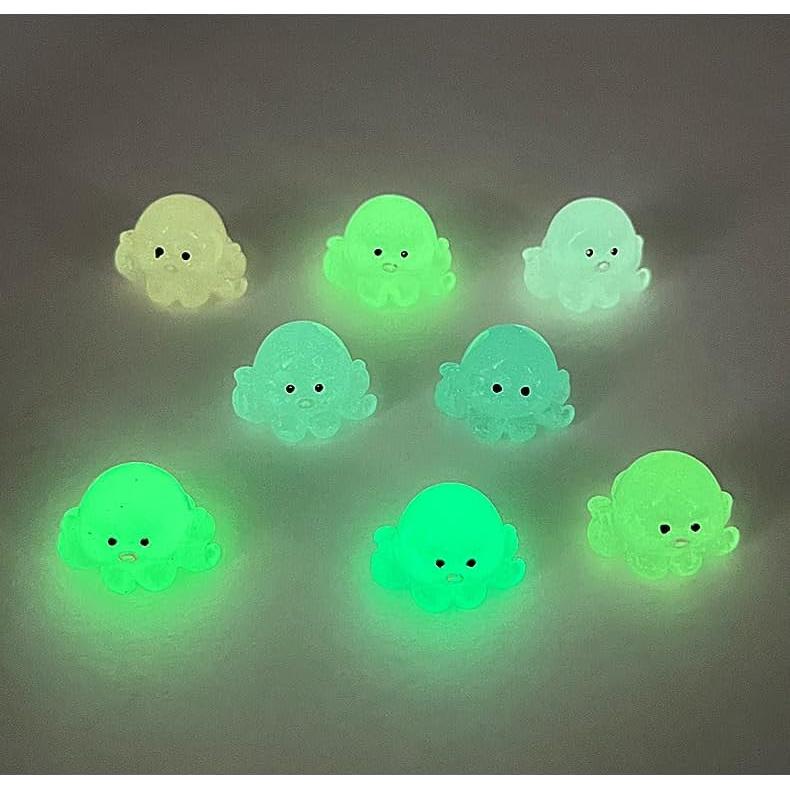 20 Stickers 3D Pulpo MayeBridge para Teclado y Uñas Largas