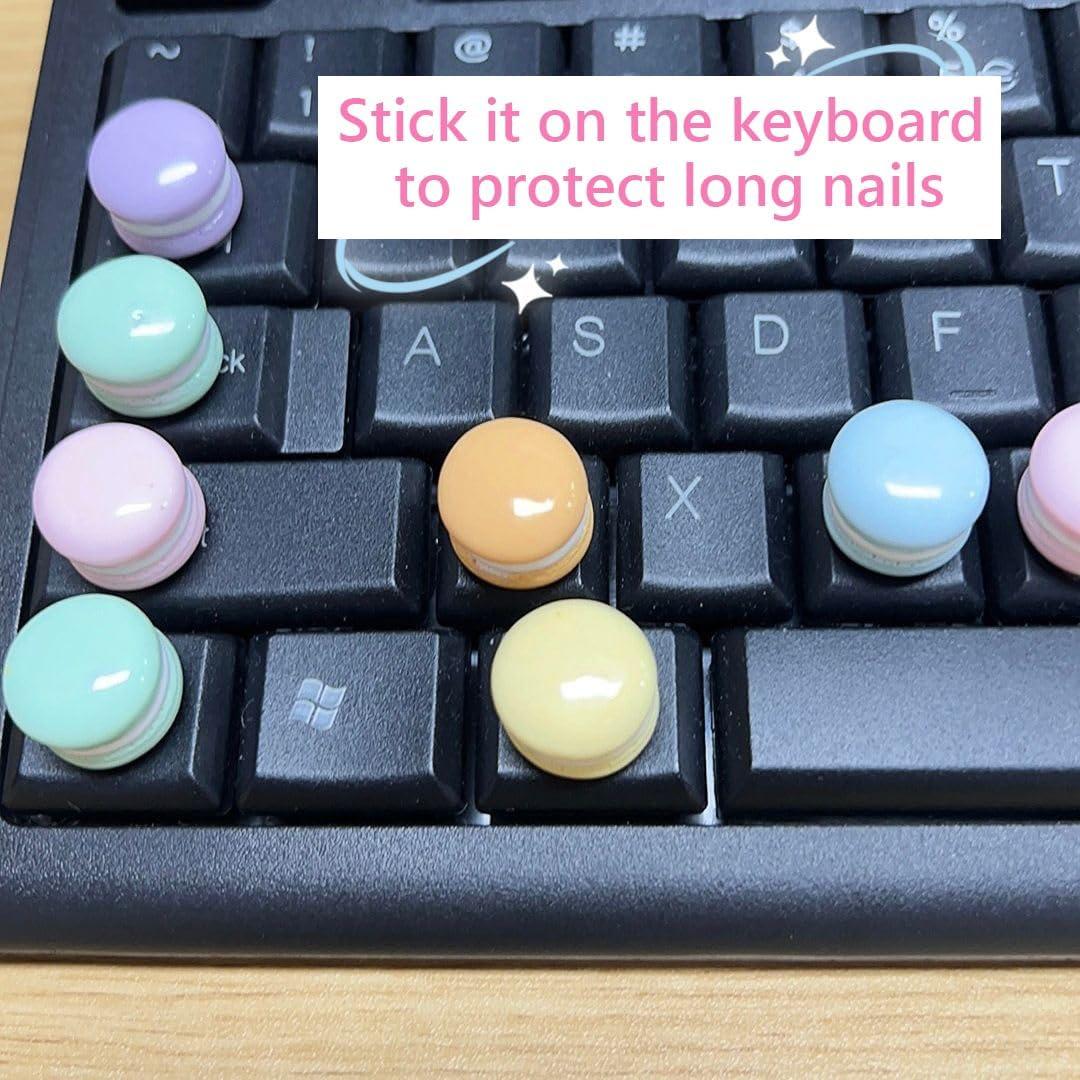 Pegatinas de Silicona para Teclado DIFENLEAF - Protección Uñas Largas