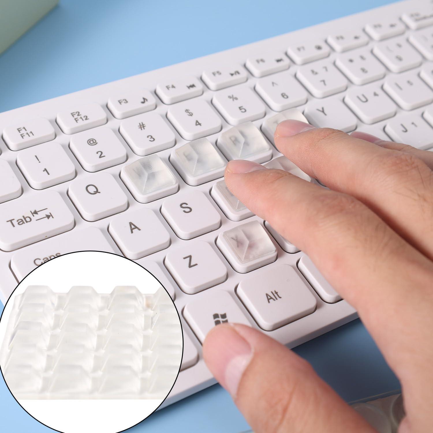 76 Stickers Elevados para Teclado Lasuroa - Transparente