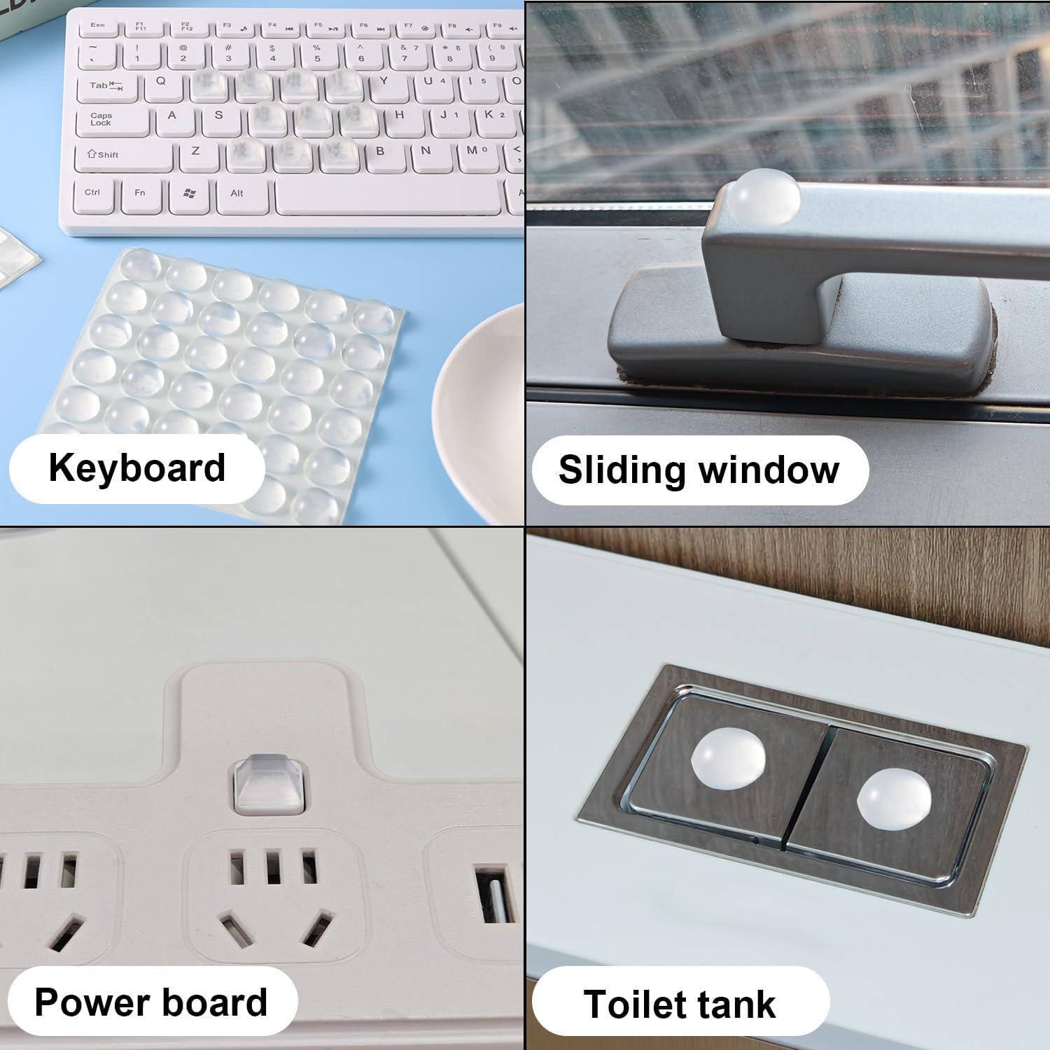 76 Stickers Elevados para Teclado Lasuroa - Transparente