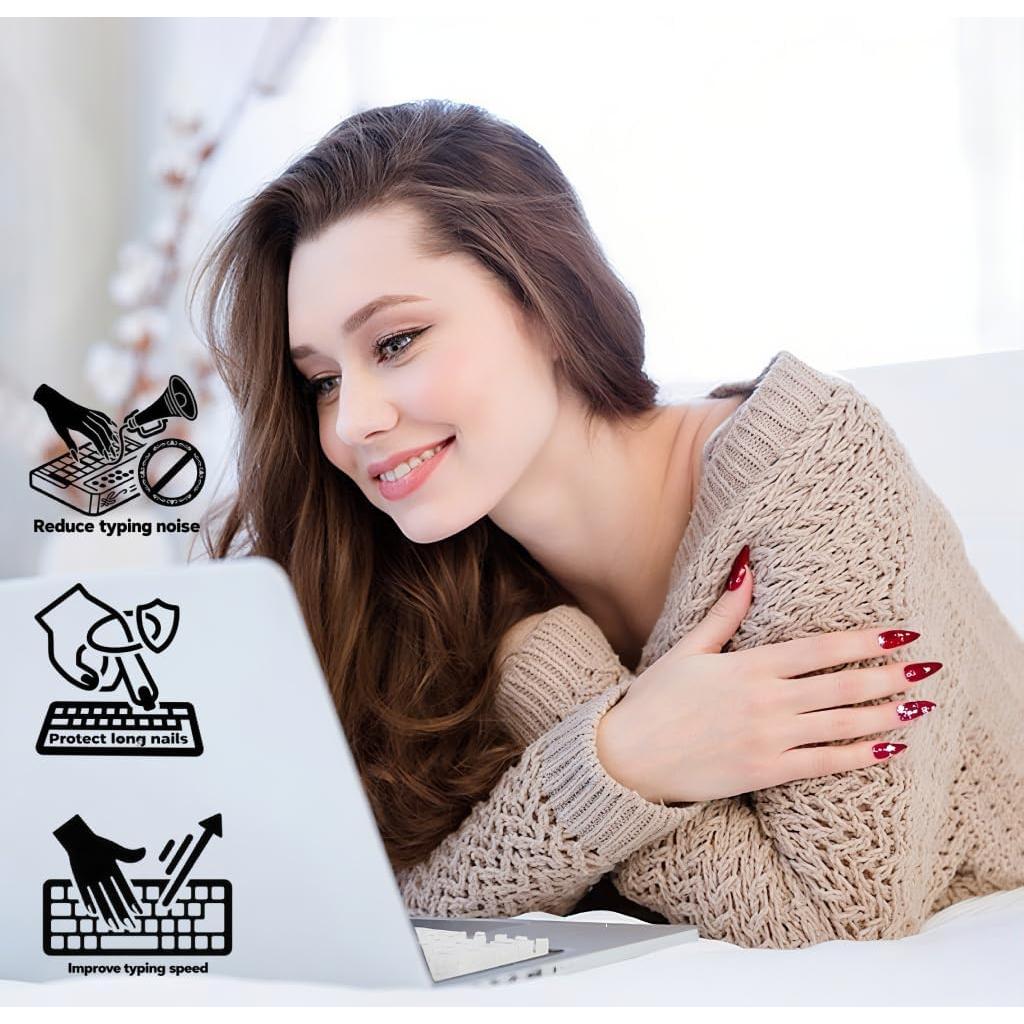 Cubierta de Teclado de Silicona Se7enline para MacBook Pro/Air 2021-2025 - Rosa