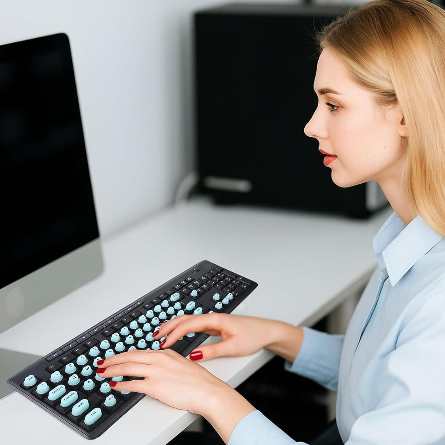 Burbujas de Teclado para Uñas Largas Alrhso 70pcs Silicona