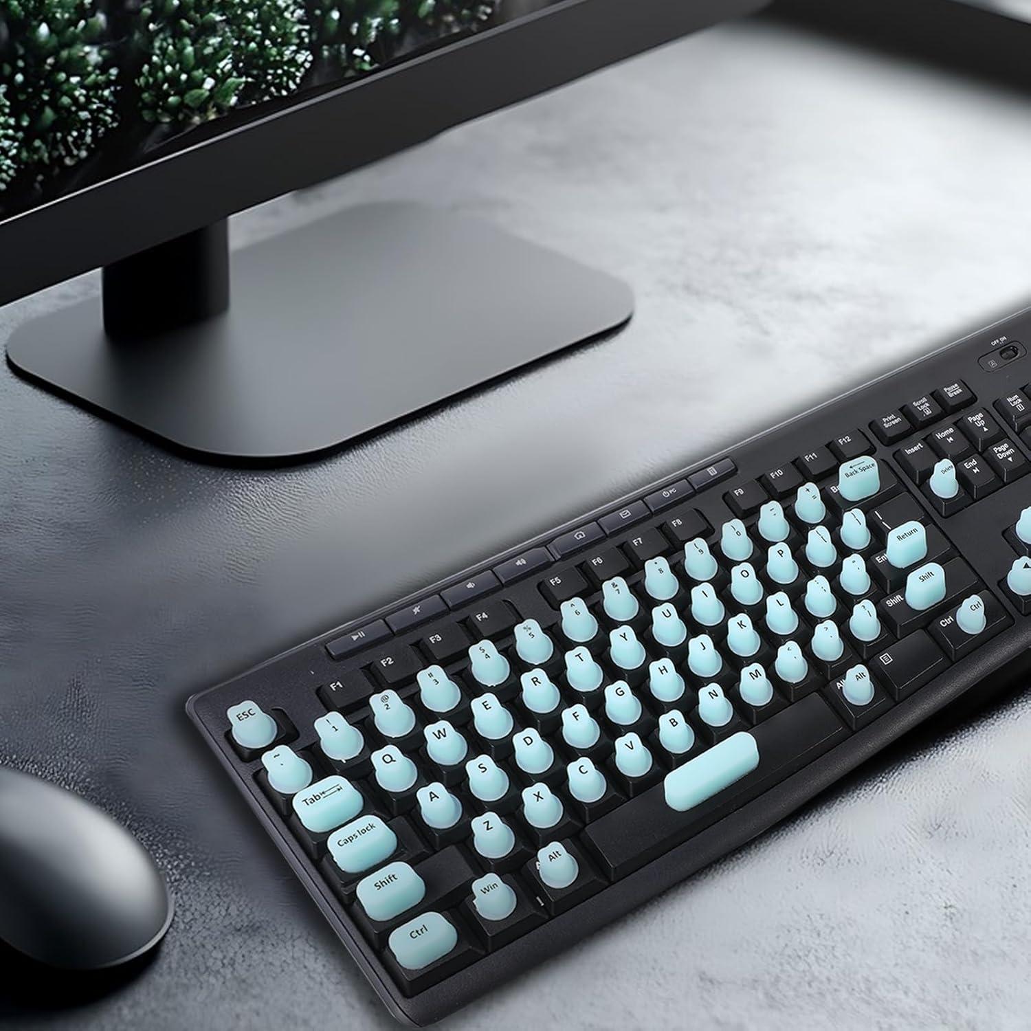 Burbujas de Teclado para Uñas Largas Alrhso 70pcs Silicona