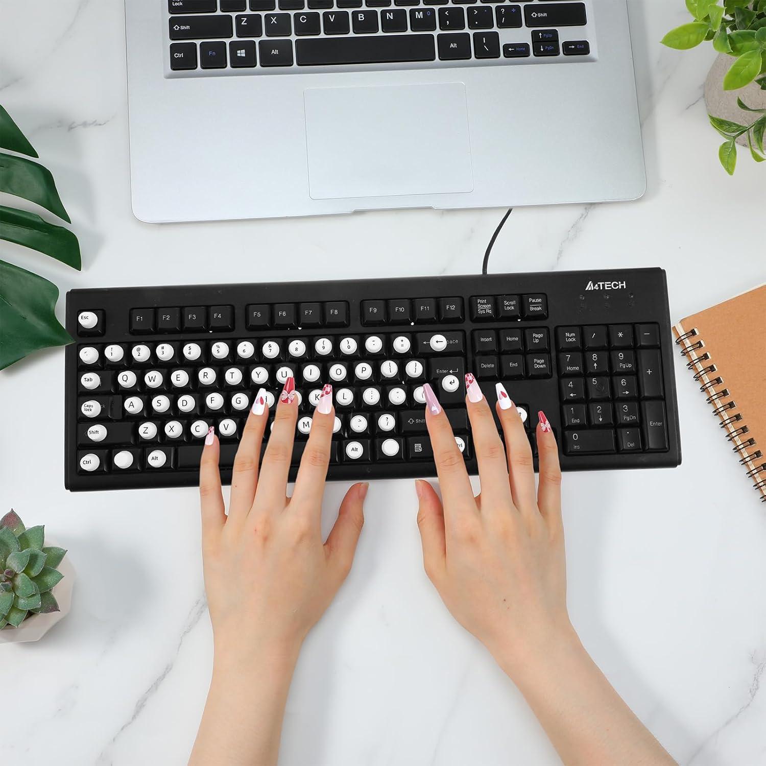 64 Calcomanías de Silicona para Teclado QfwdfcTrenz - Uñas Largas