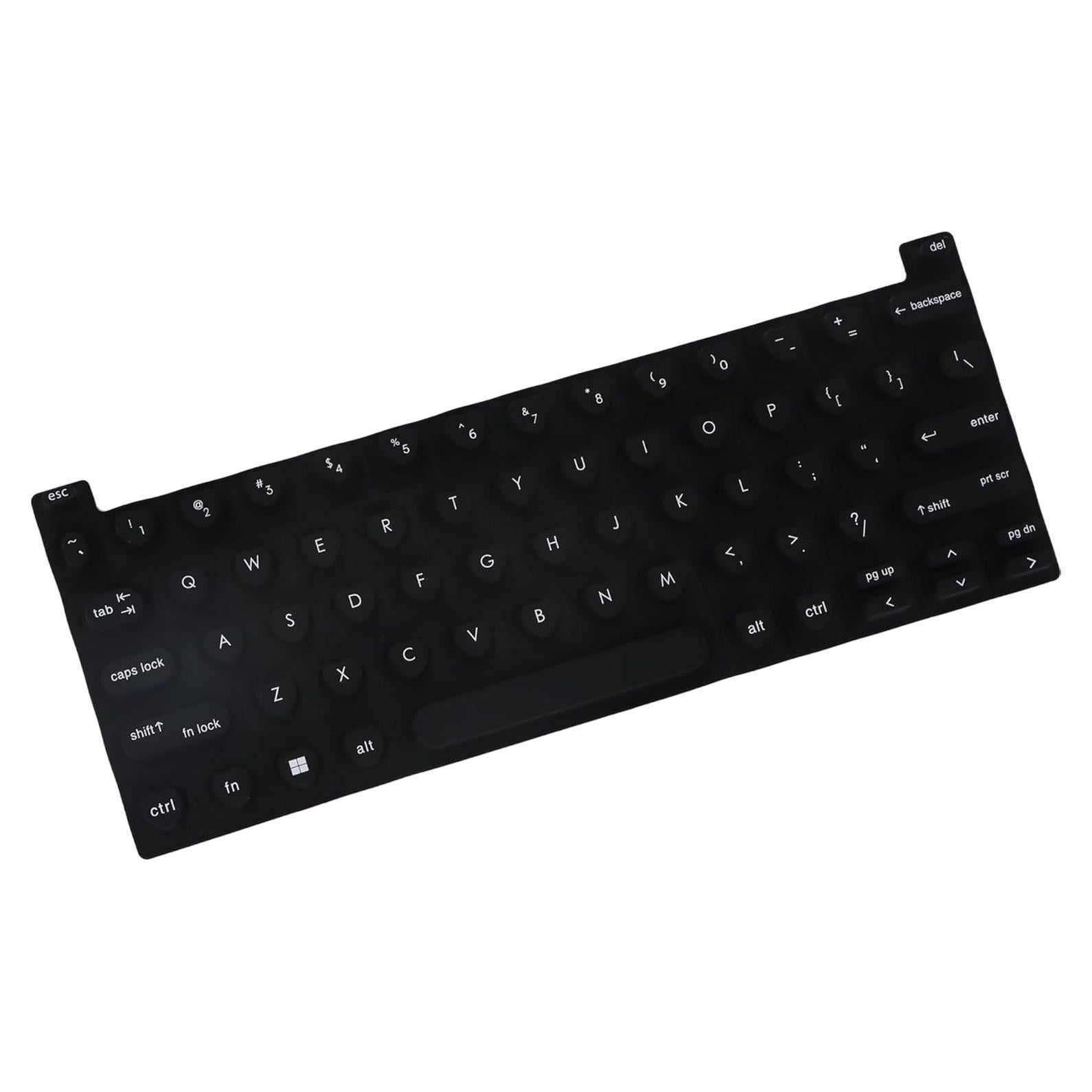 Cubierta de Teclado Elevada en Forma de Corazón HuiYuan18, Negra