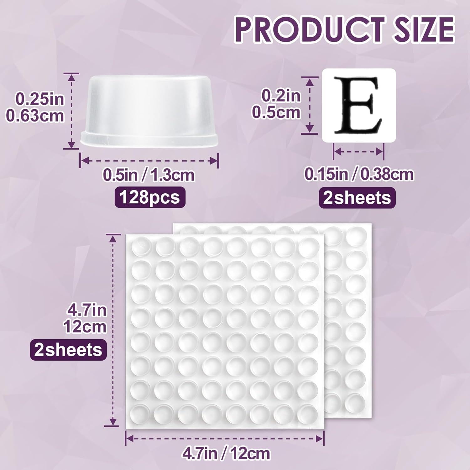 128 Etiquetas Elevadas para Teclado Isslly - Transparente