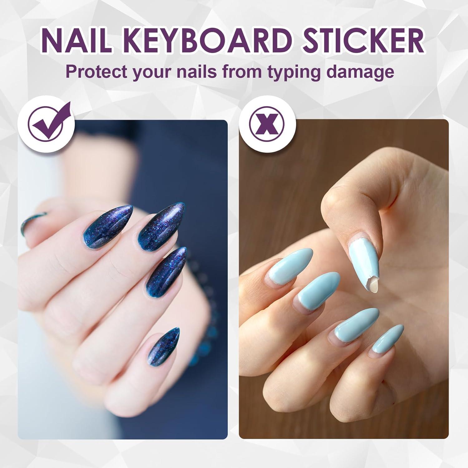 128 Etiquetas Elevadas para Teclado Isslly - Transparente