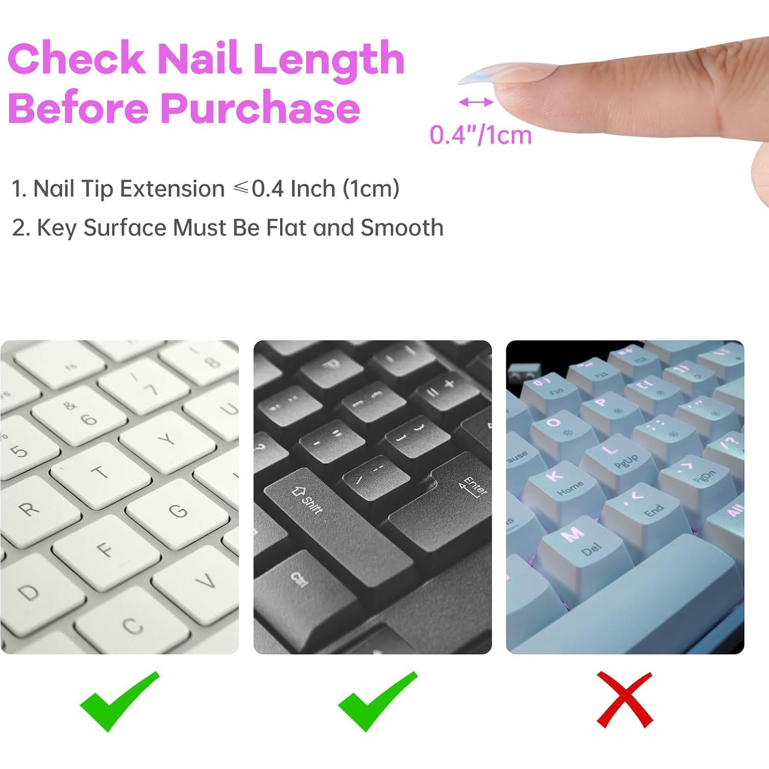 Pegatinas de Silicona Transparentes Tomorotec 80PCS para Teclado