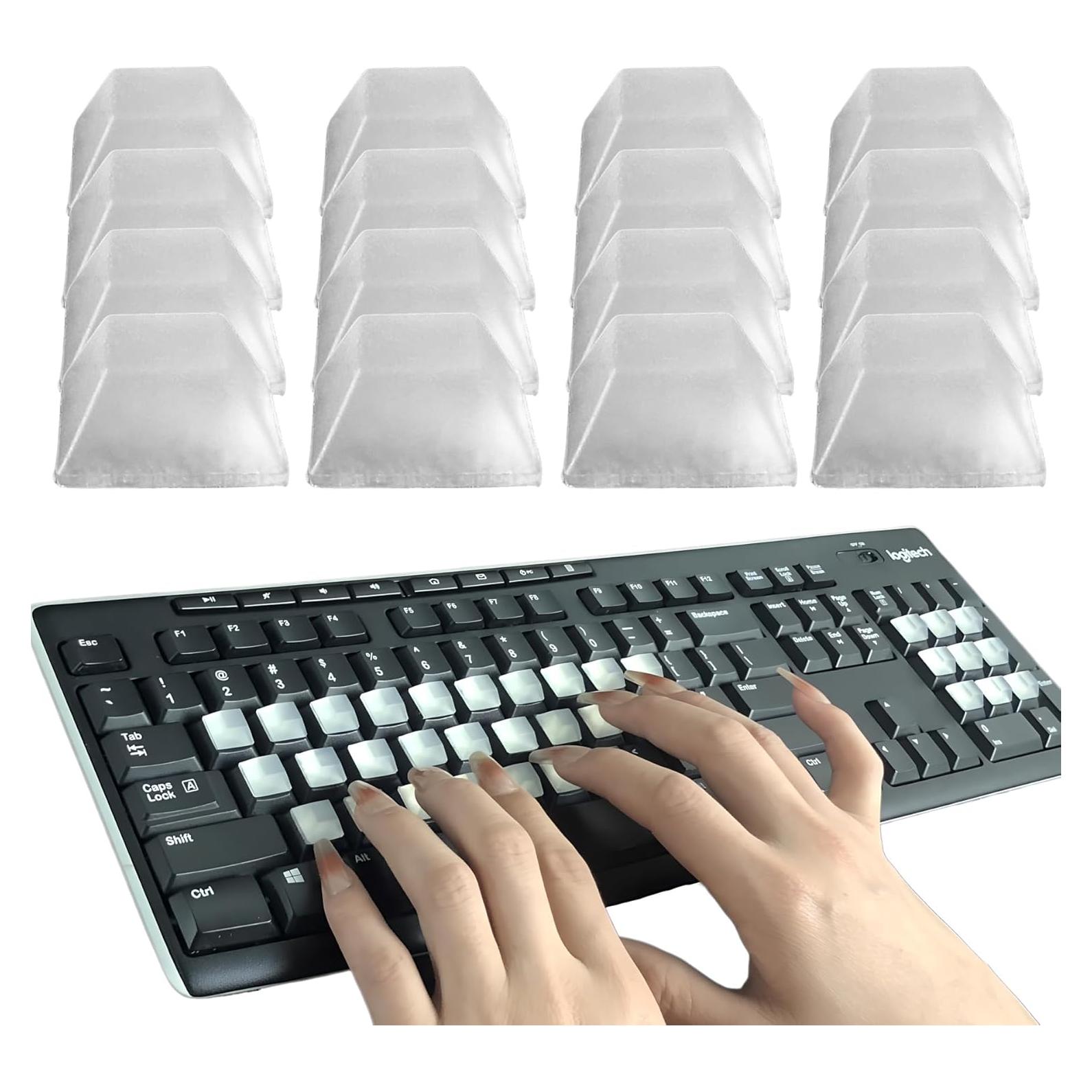 Almohadillas de Teclado de Silicona MERFUNTO 80 PCS Cuadradas
