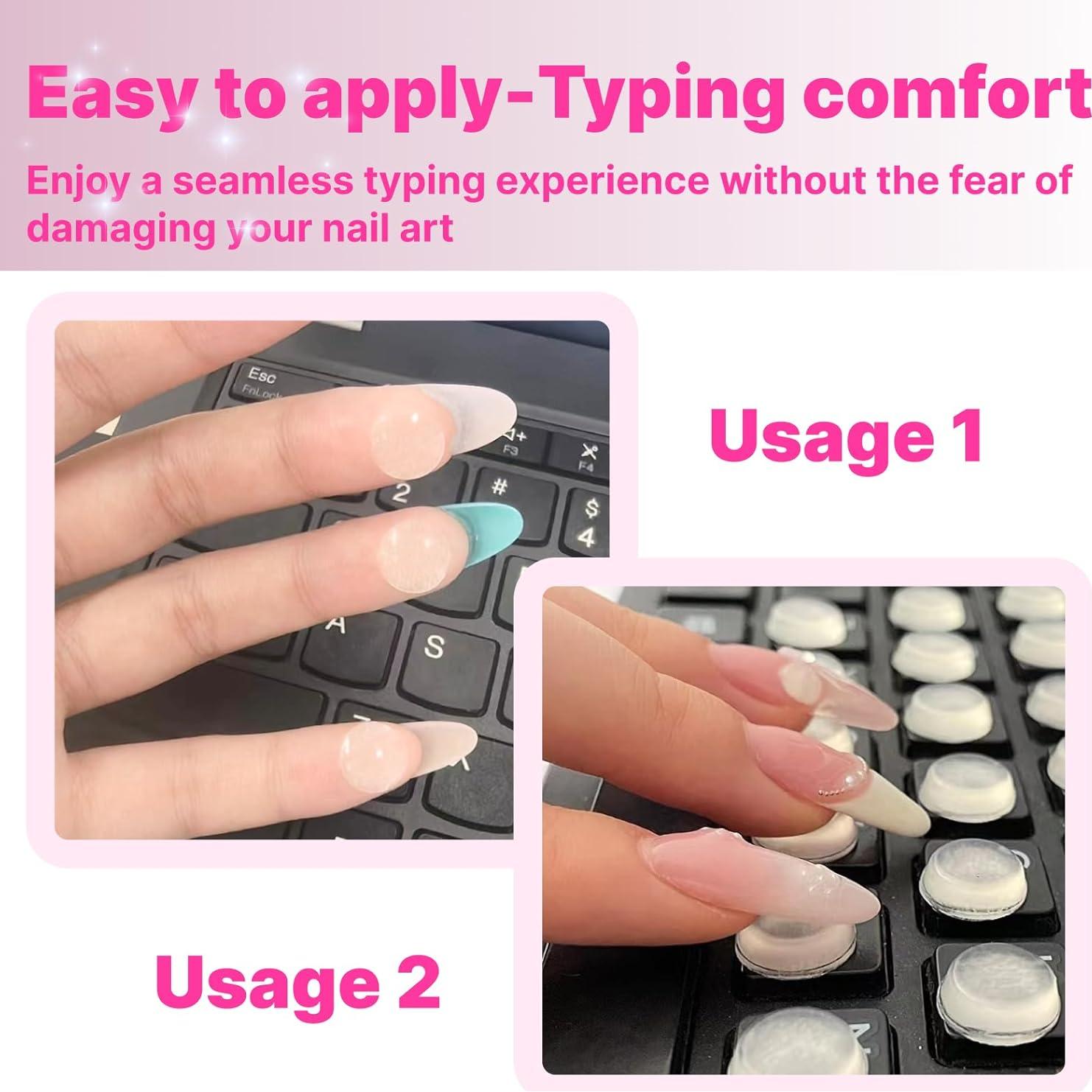Calcomanías para Teclado FXiaoy - Protección Uñas Largas Mediano