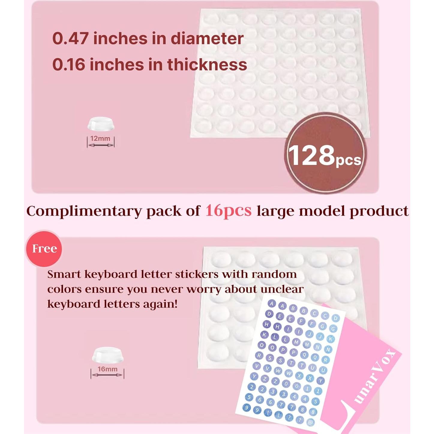 Calcomanías para Teclado FXiaoy - Protección Uñas Largas Mediano