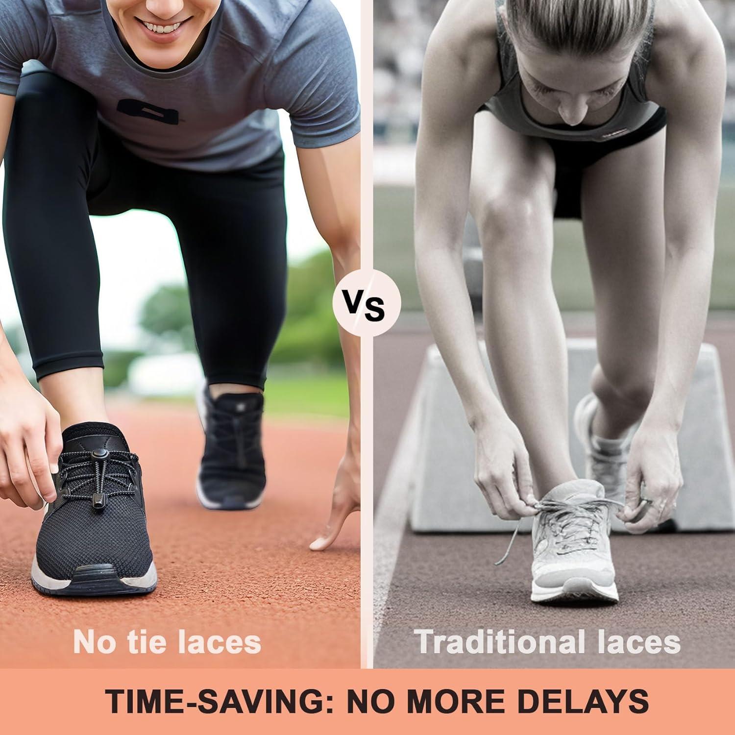 Cordoneras Elásticas Sin Nudos VESONNY - Reflectantes 119 cm