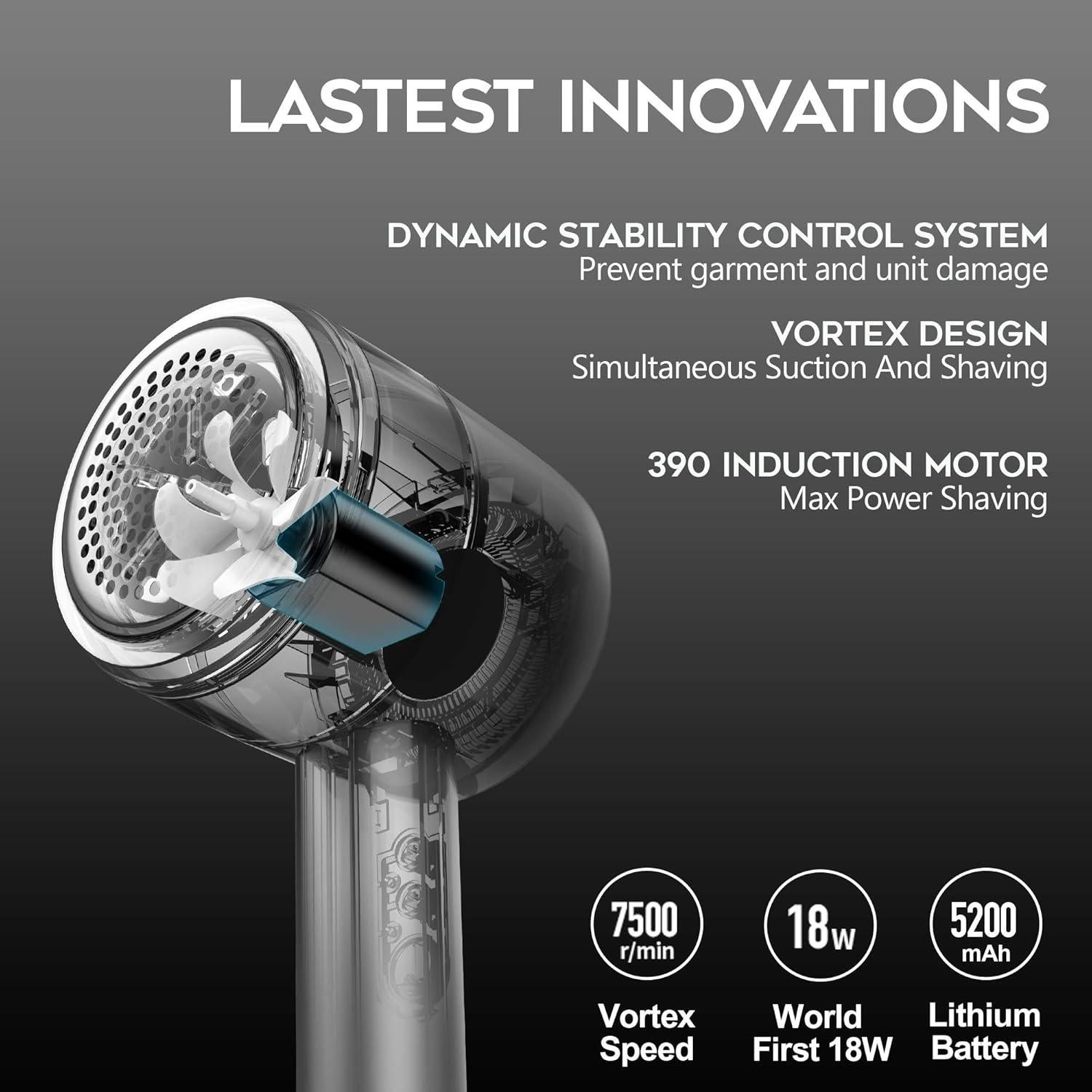 Quitapelusas Eléctrico Mugensa Mach5 - 5 Velocidades