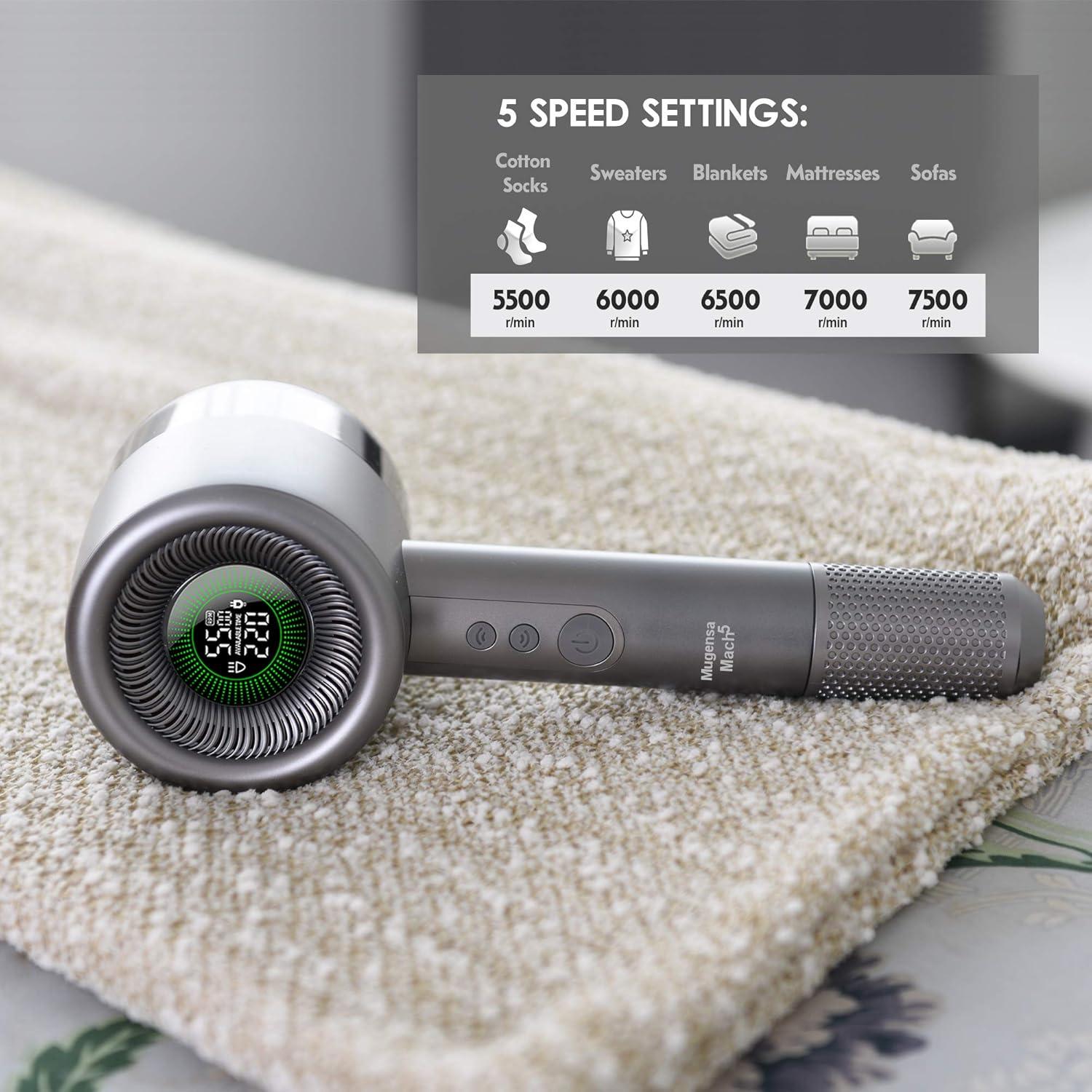 Quitapelusas Eléctrico Mugensa Mach5 - 5 Velocidades