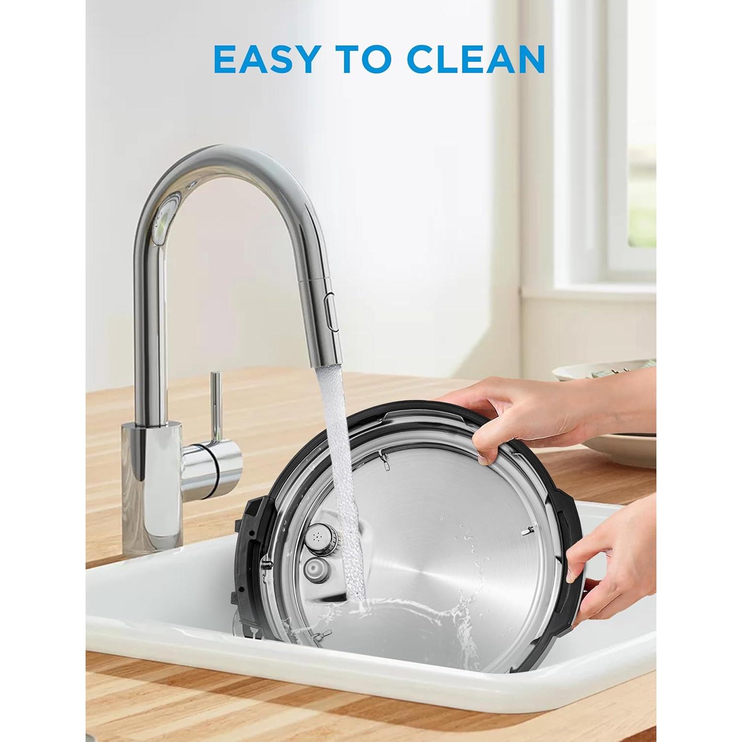 Midea Olla de Presión Eléctrica 12-en-1 8L Acero Inoxidable