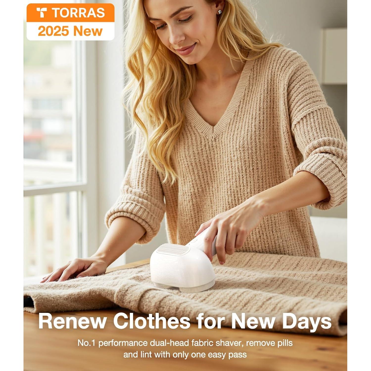 Quitapelusas TORRAS L173 Doble Cabezal Recargable 50ml