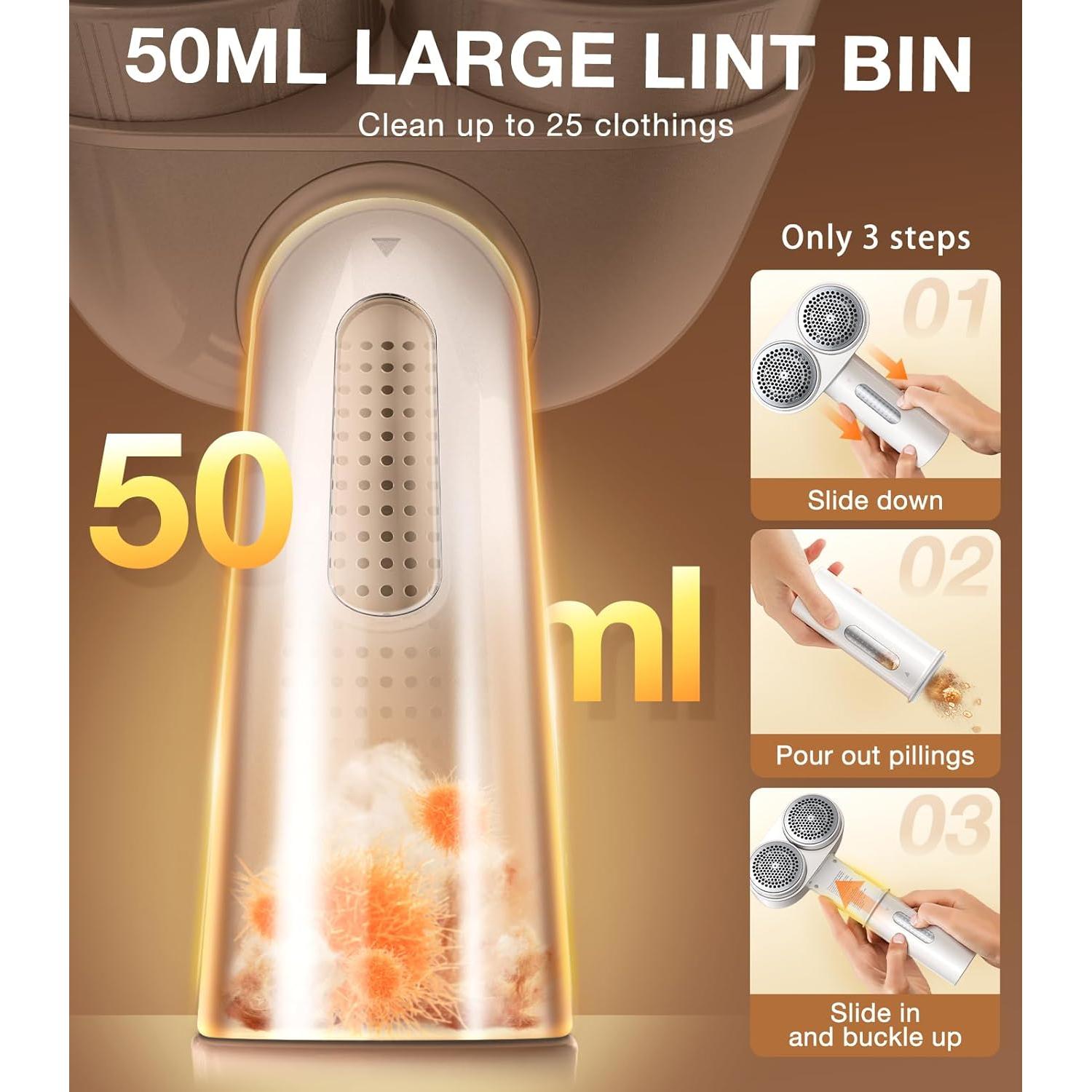 Quitapelusas TORRAS L173 Doble Cabezal Recargable 50ml